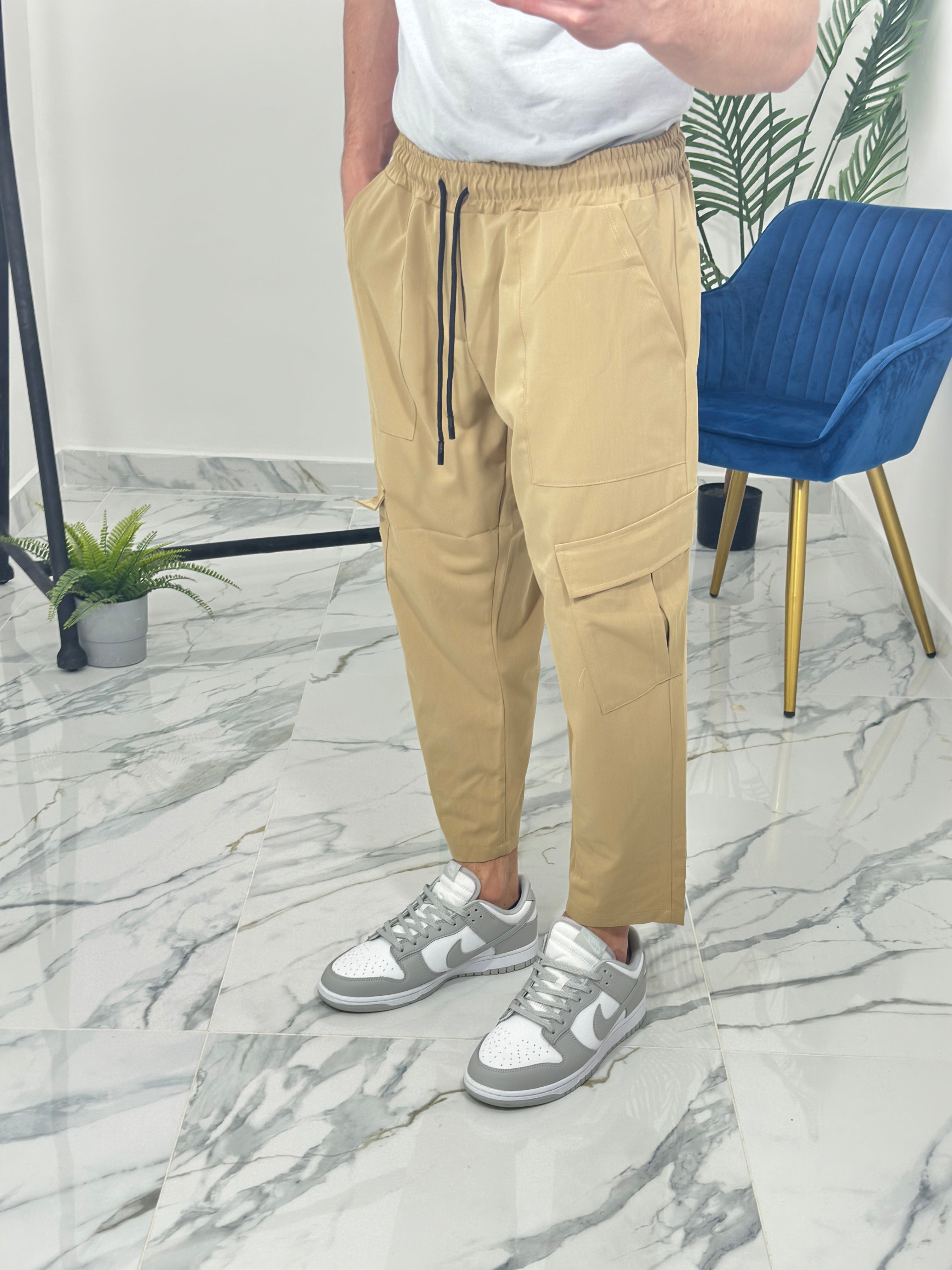 PANTALONI CARGO GL710 col.CAMMELO