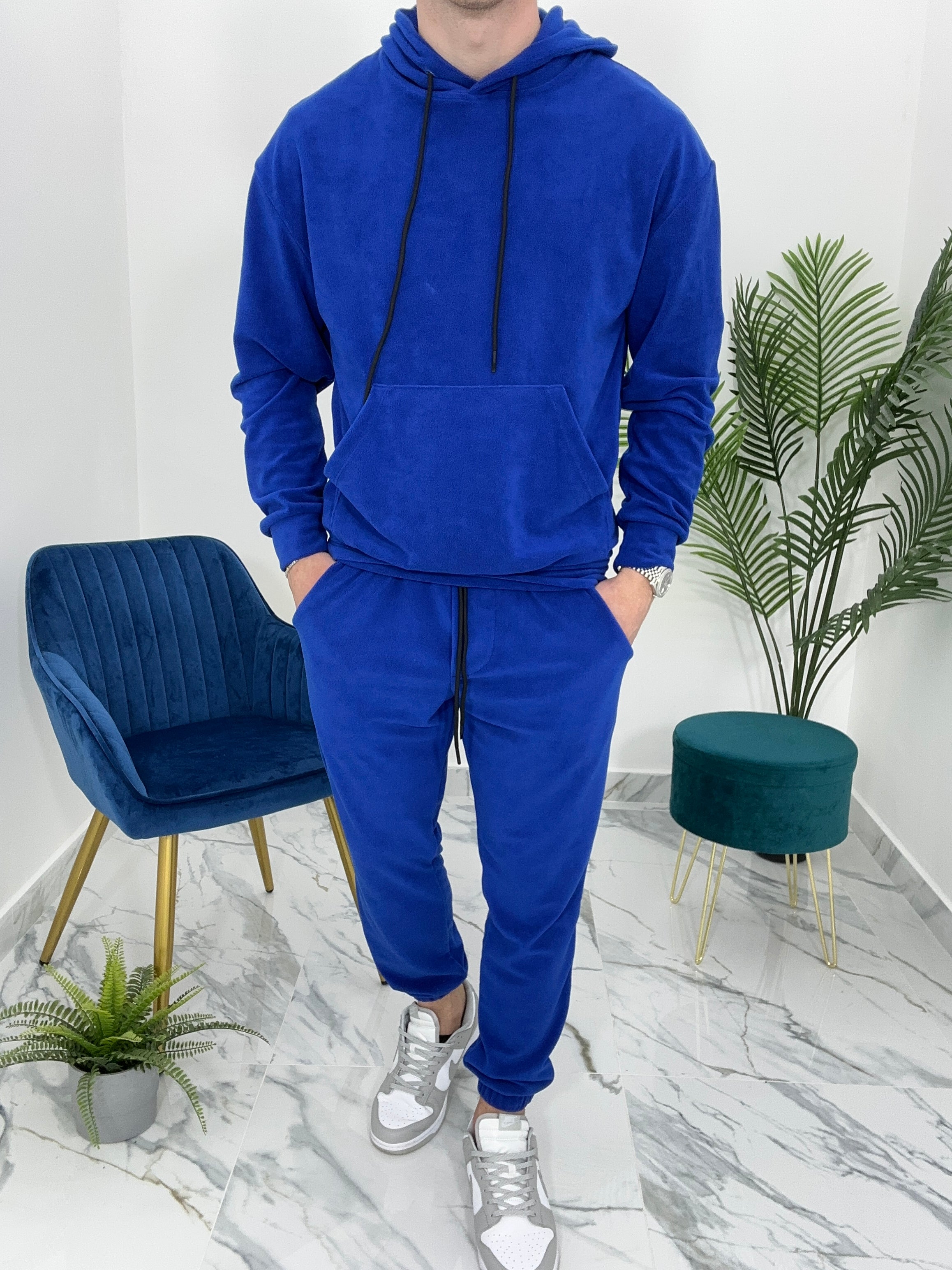 TUTA IN PILE - col. BLU ROYALE