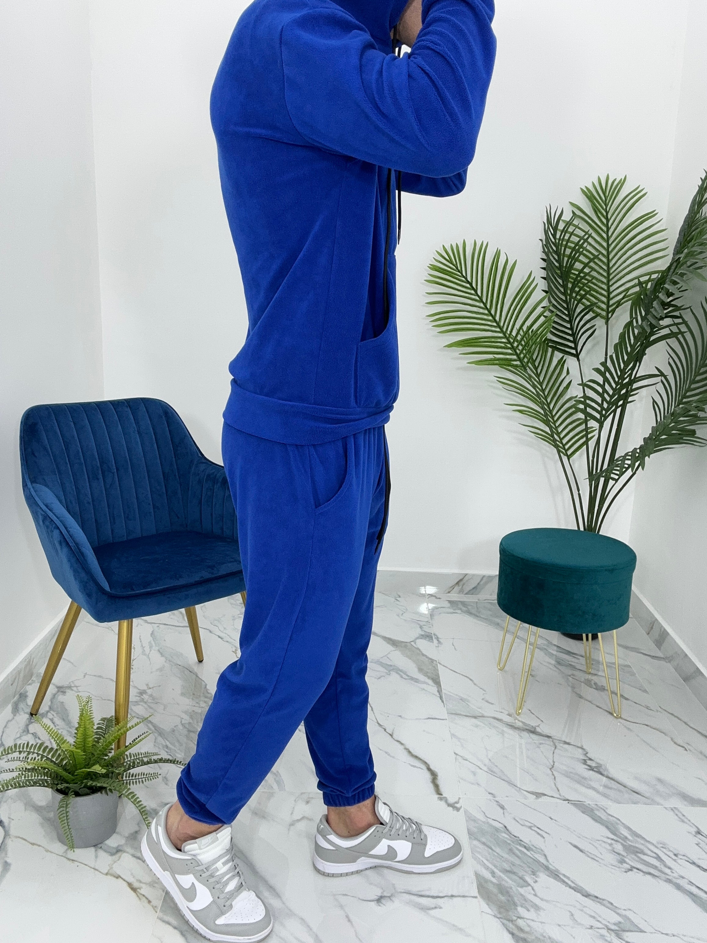 TUTA IN PILE - col. BLU ROYALE