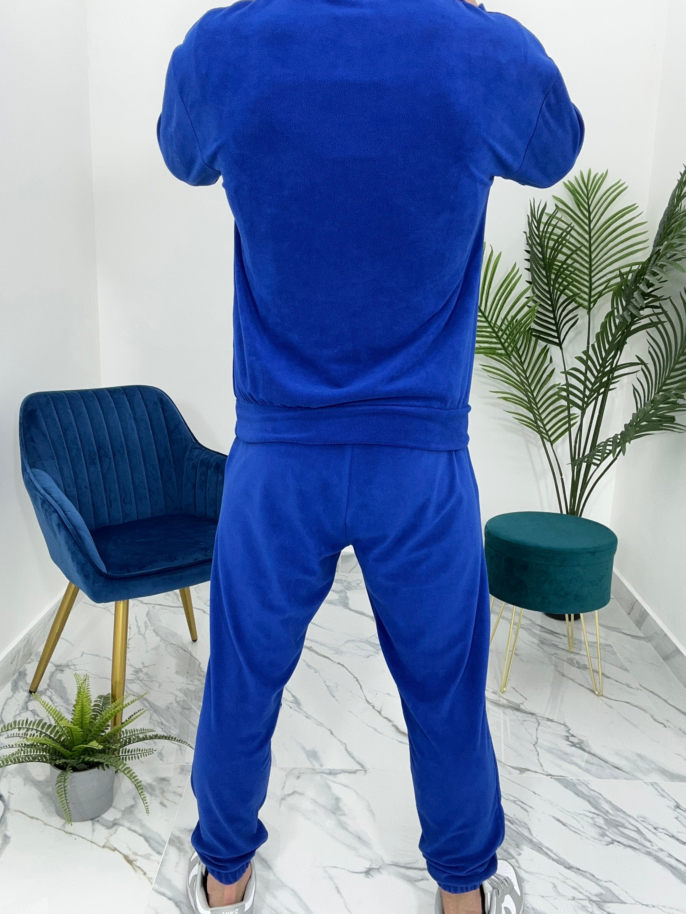 TUTA IN PILE - col. BLU ROYALE