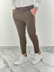 PANTALONE CAPRI PU2141 COL.MARRONE