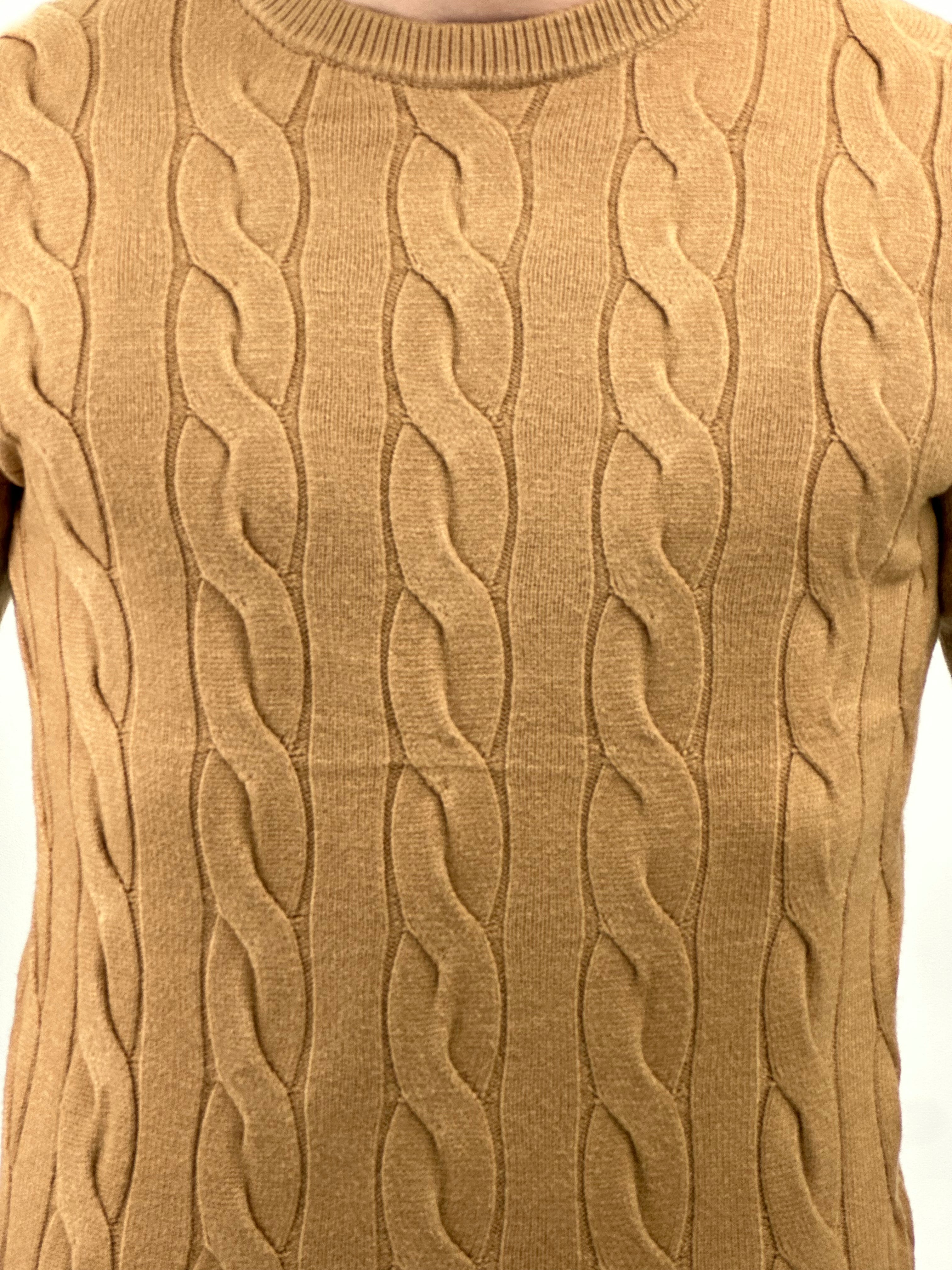 MAGLIONCINO INTRECCIATO COL.CAMMELLO