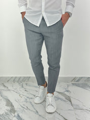 PANTALONE CAPRI PU2141 COL.GRIGIO