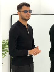 POLO CON ZIP IN FILO