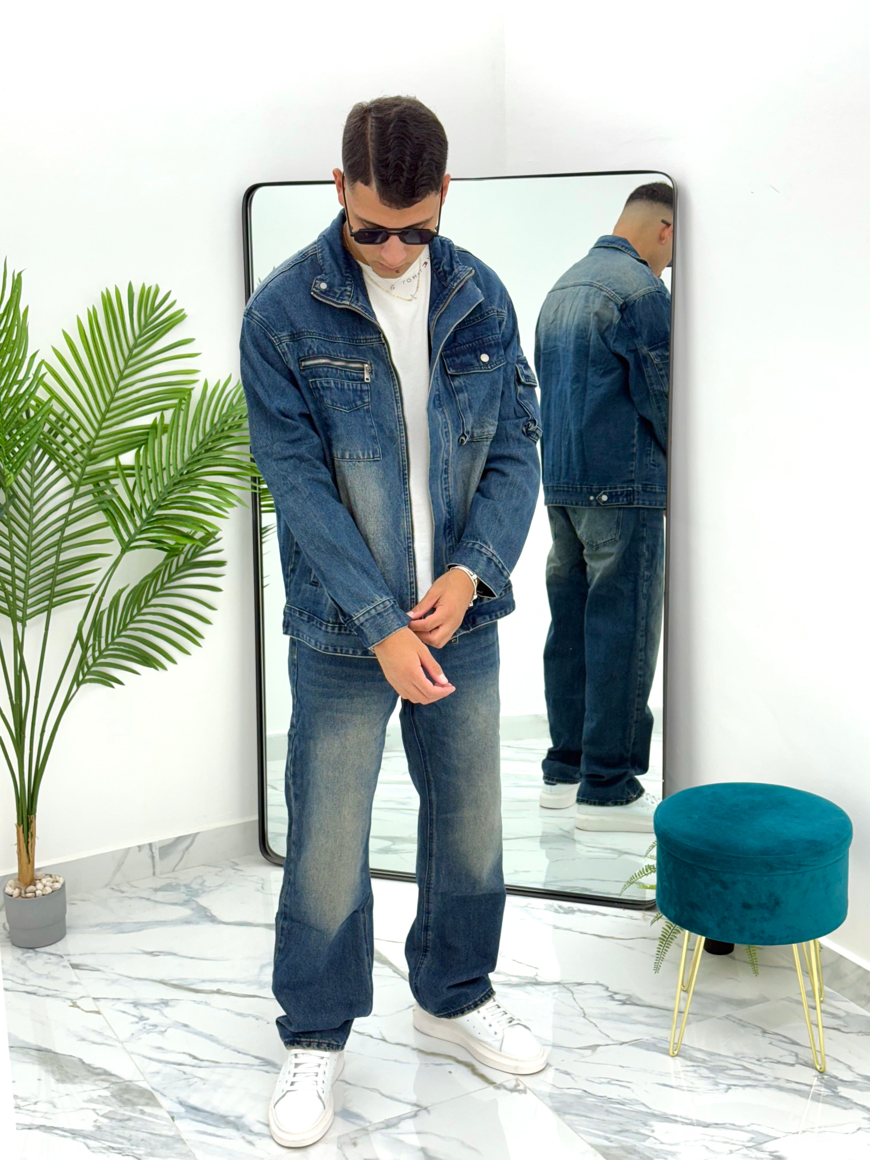 COMPLETO DENIM BAGGY