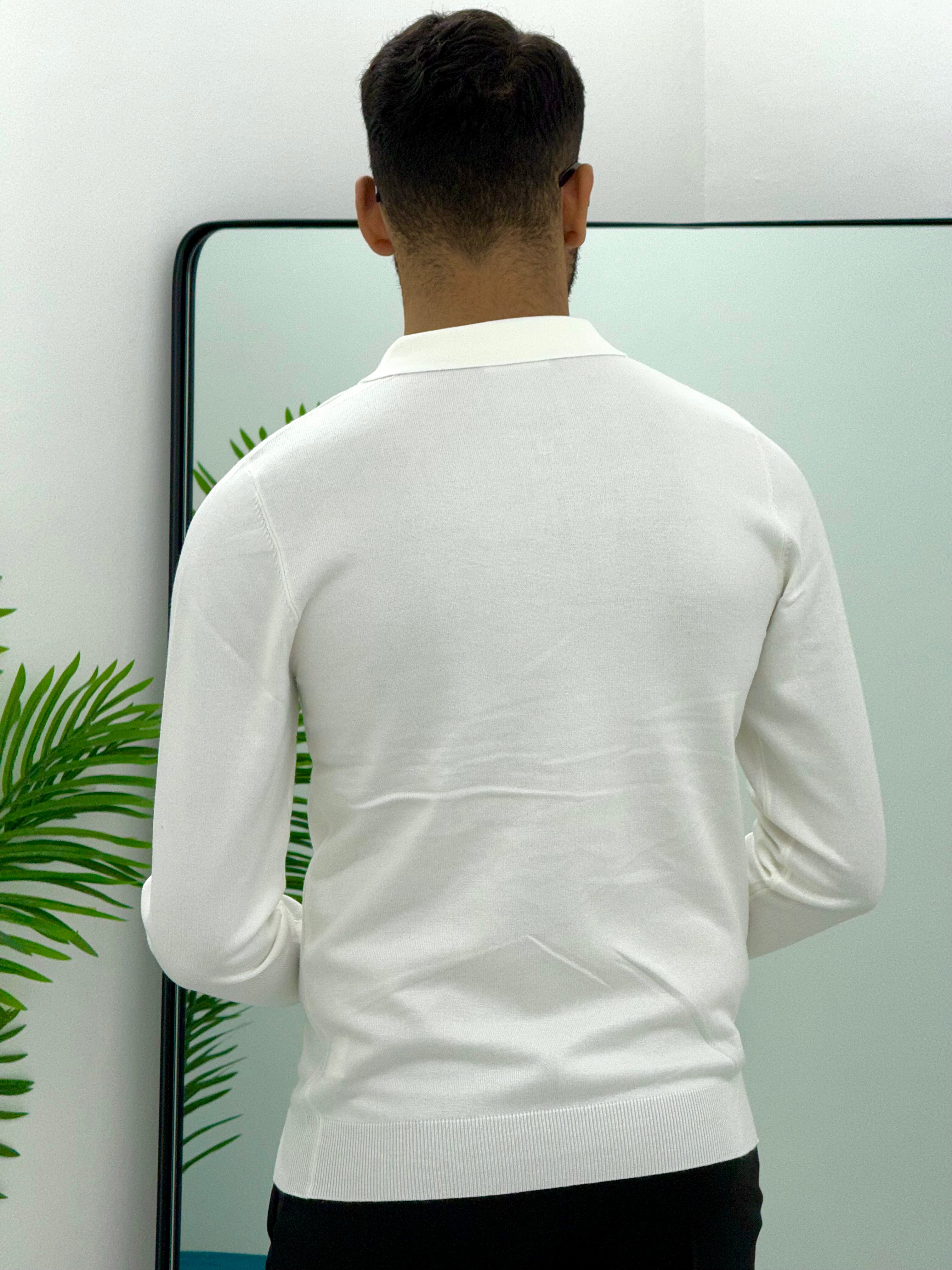 POLO CON ZIP IN FILO