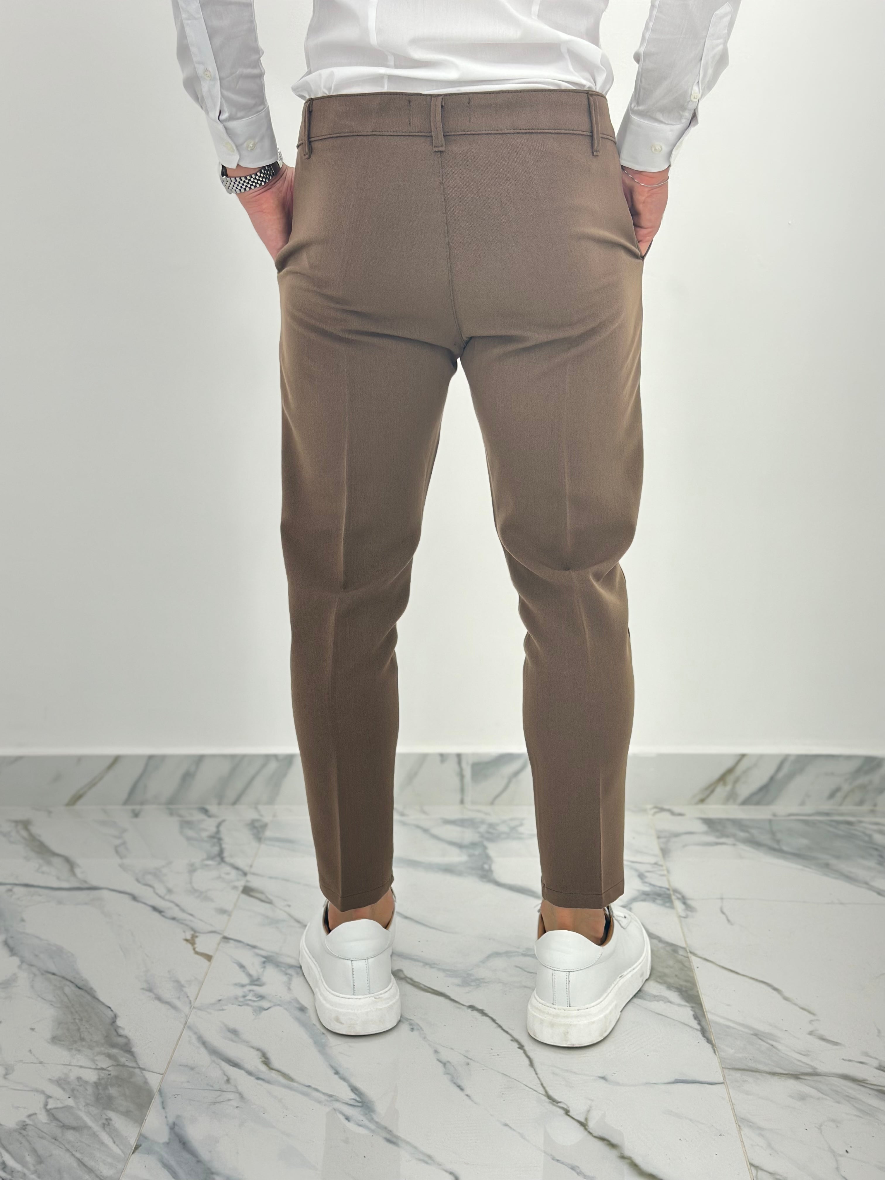 PANTALONE CAPRI PU2141 COL.MARRONE