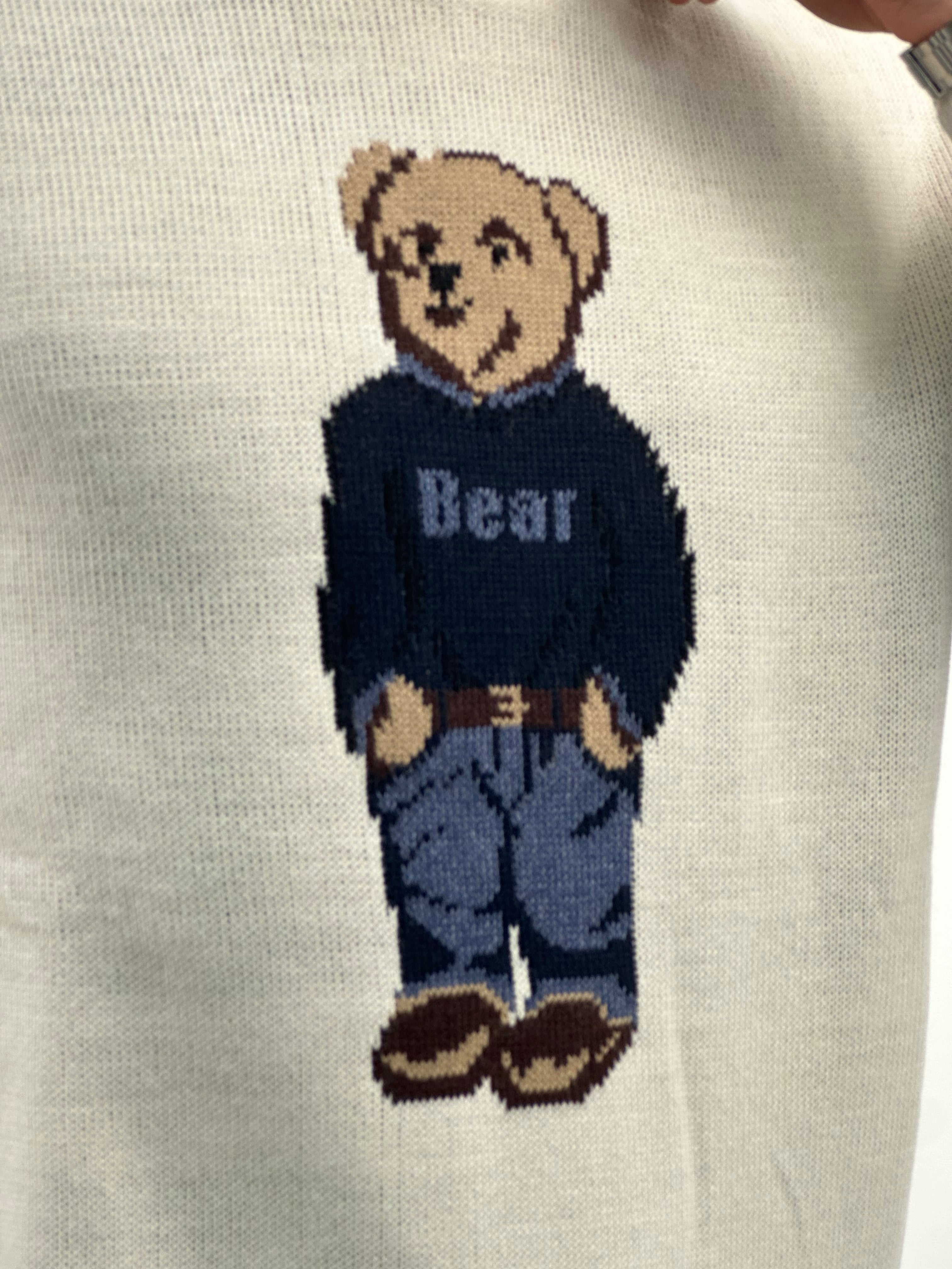 MAGLIONE BEAR AD670 col.BEIGE