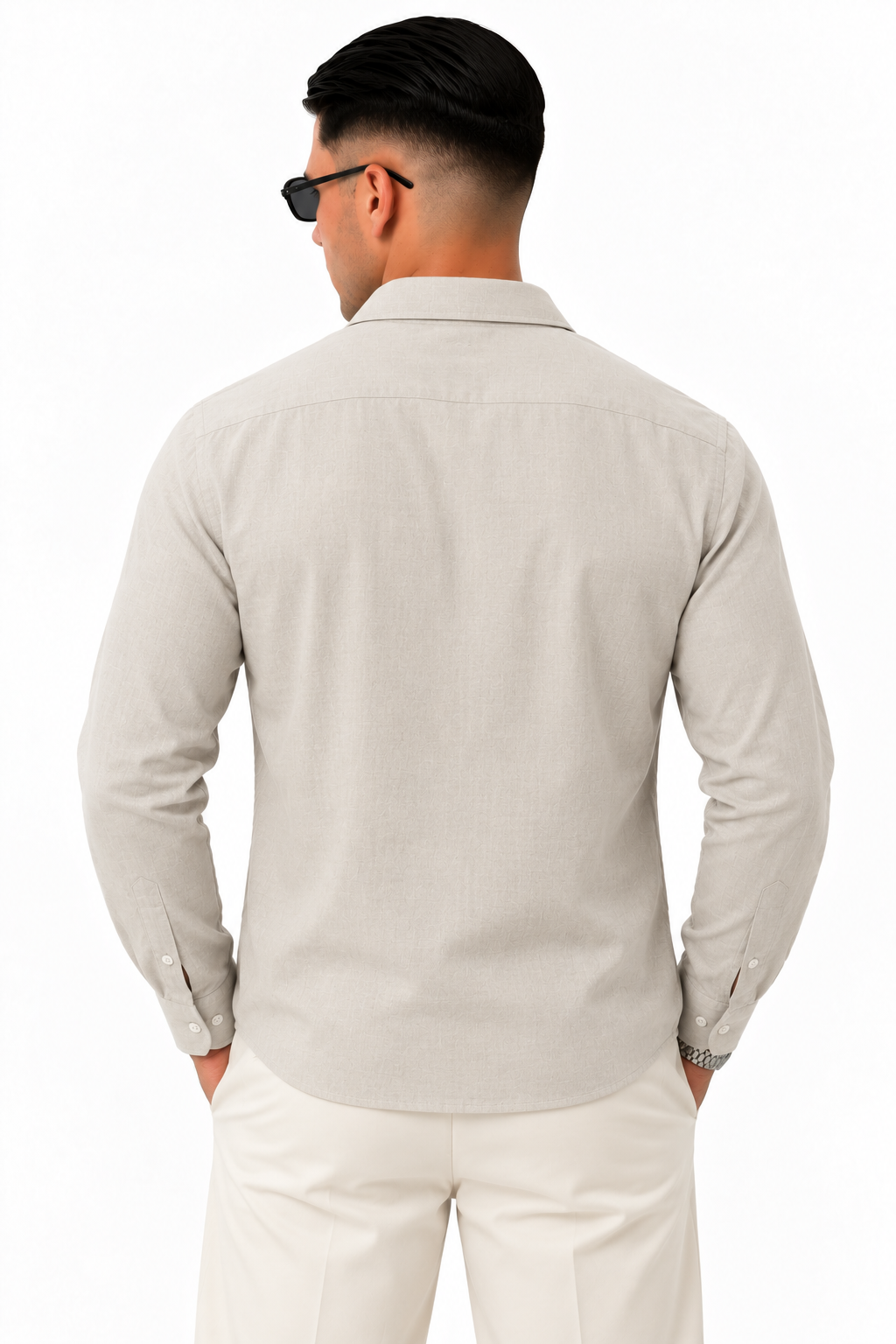 CAMICIA BASIC IN VISCOSA