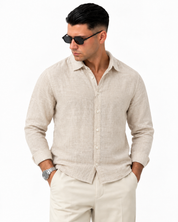 CAMICIA IN 100% LINO