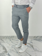 PANTALONE CAPRI PU2141 COL.GRIGIO
