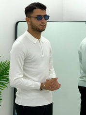 POLO CON ZIP IN FILO