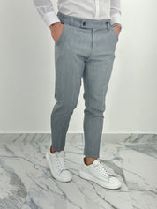 PANTALONE CAPRI PU2141 COL.GRIGIO