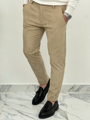 PANTALONE CUBA VELLUTO COL.BEIGE