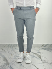 PANTALONE CAPRI PU2141 COL.GRIGIO