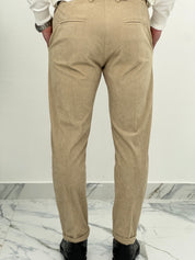 PANTALONE CUBA VELLUTO COL.BEIGE