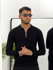 POLO CON ZIP IN FILO