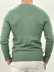 MAGLIONCINO INTRECCIATO COL.MENTA