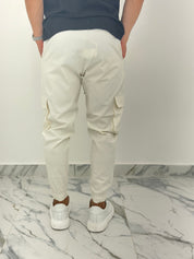 PANTALACCIO CARGO BIANCO AD590