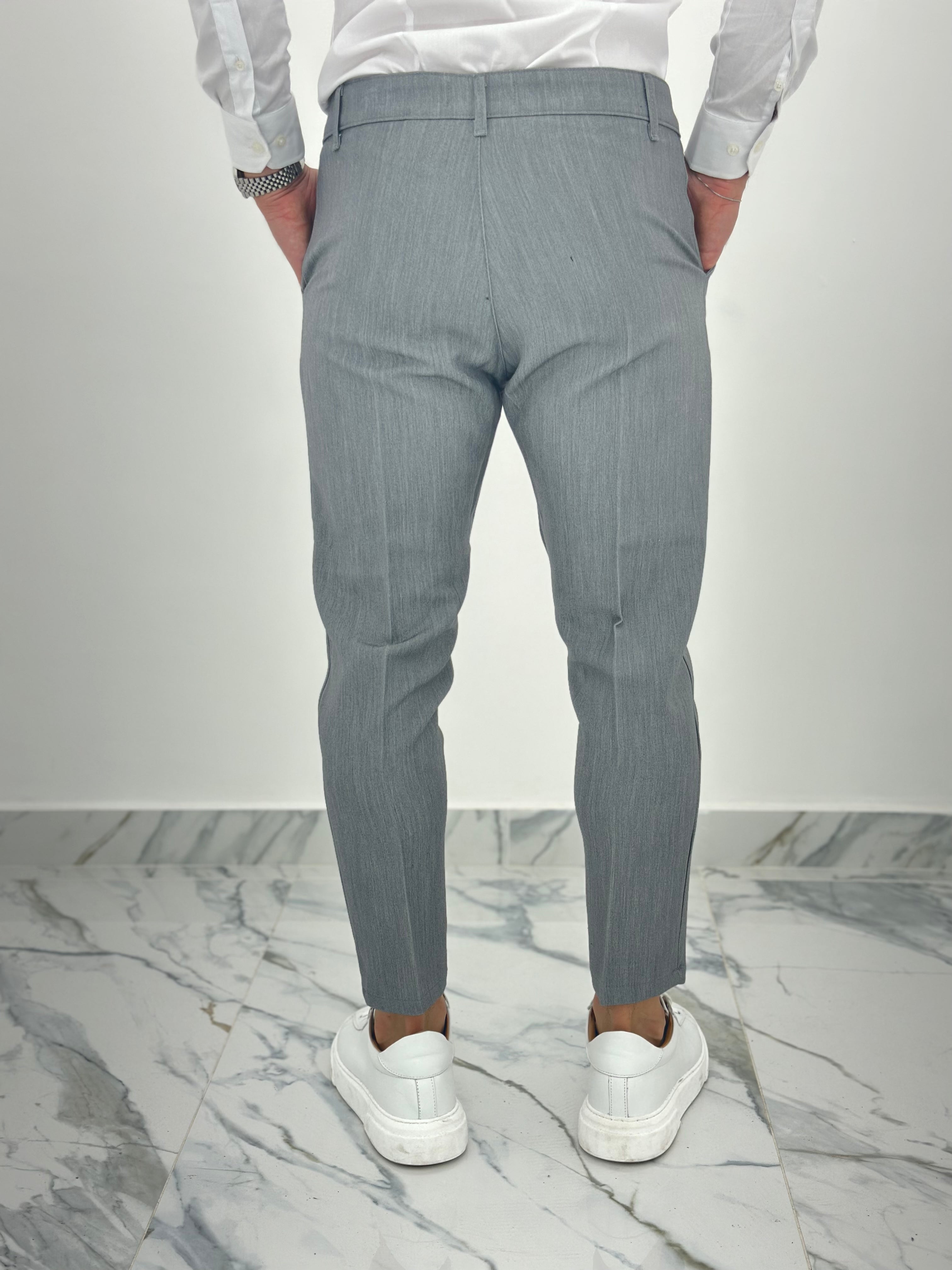 PANTALONE CAPRI PU2141 COL.GRIGIO