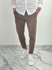 PANTALONE CAPRI PU2141 COL.MARRONE