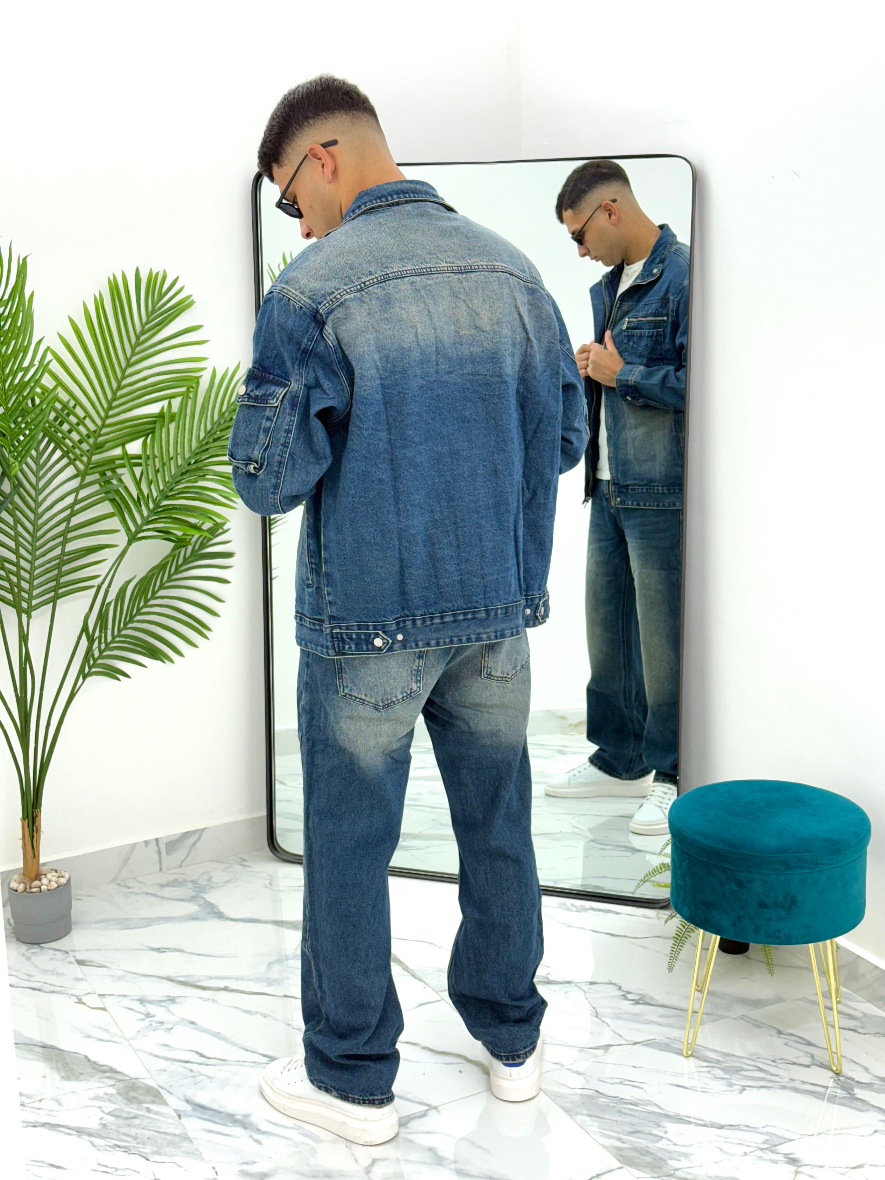 COMPLETO DENIM BAGGY