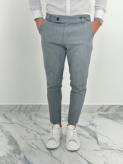 PANTALONE CAPRI PU2141 COL.GRIGIO