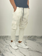 PANTALACCIO CARGO BIANCO AD590