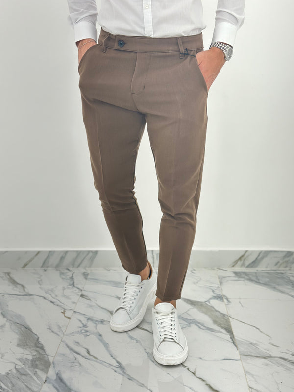 PANTALONE CAPRI PU2141 COL.MARRONE