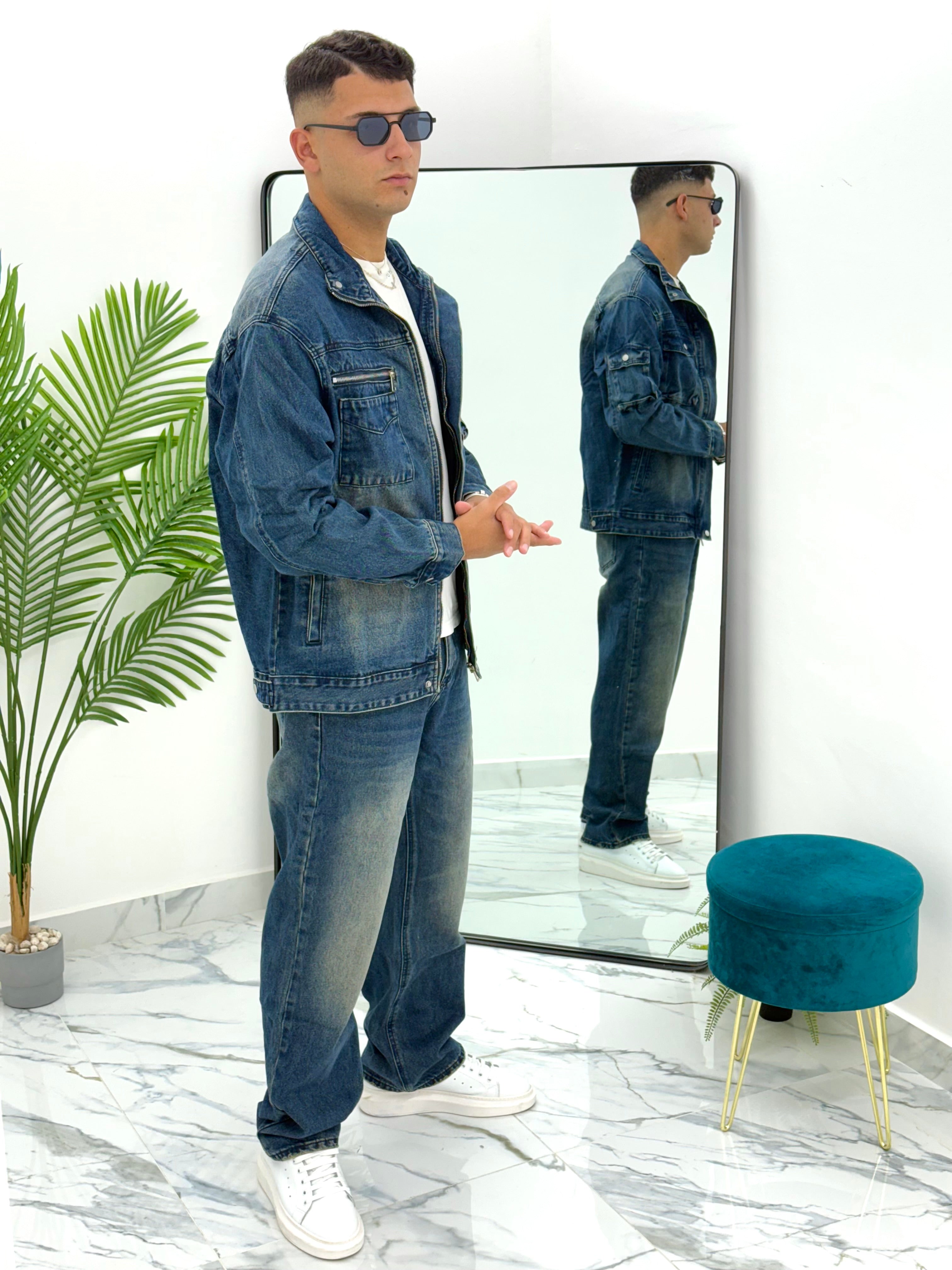 COMPLETO DENIM BAGGY