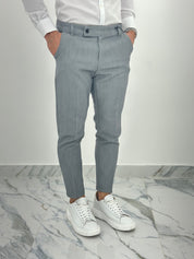 PANTALONE CAPRI PU2141 COL.GRIGIO