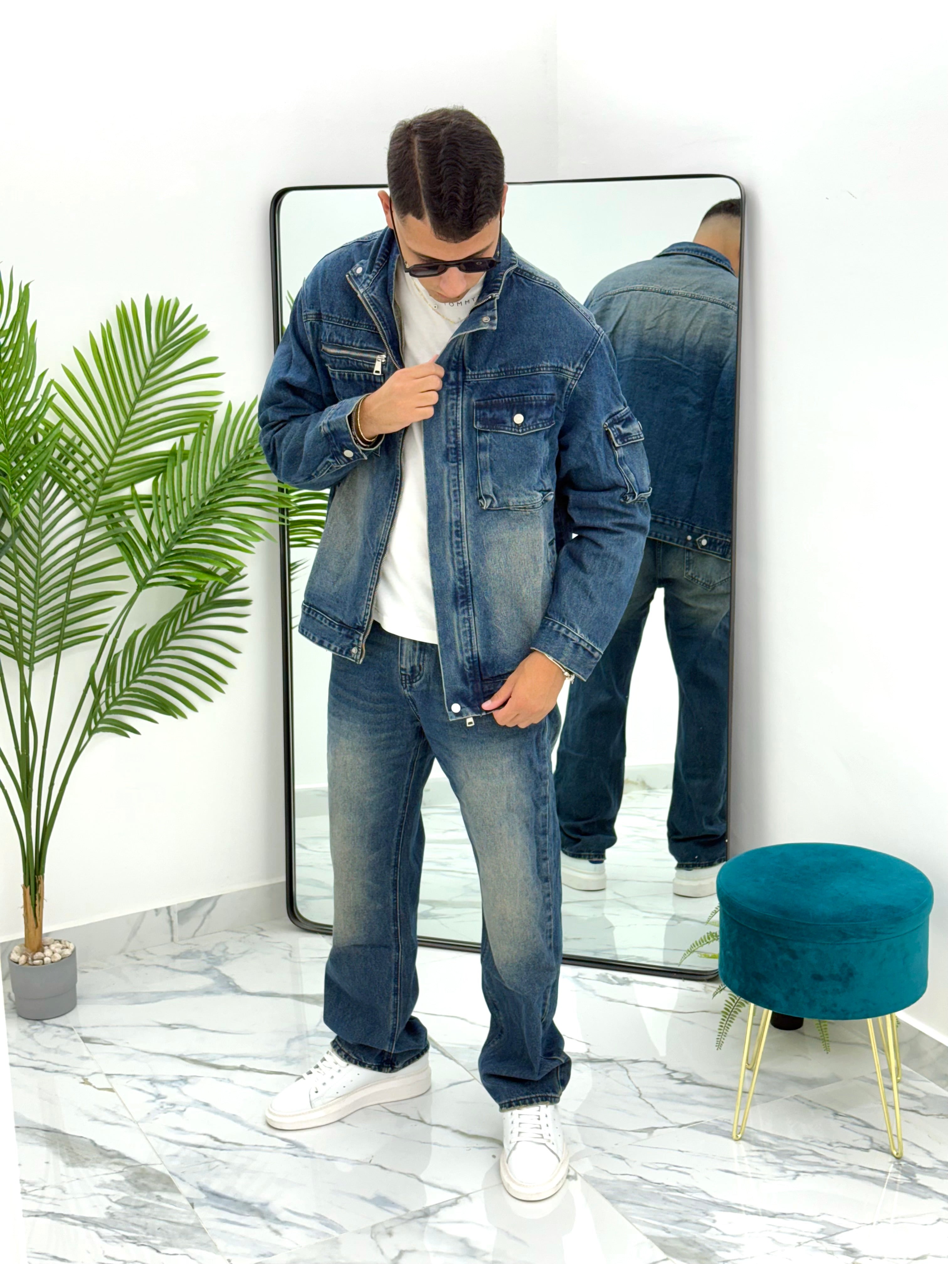 COMPLETO DENIM BAGGY
