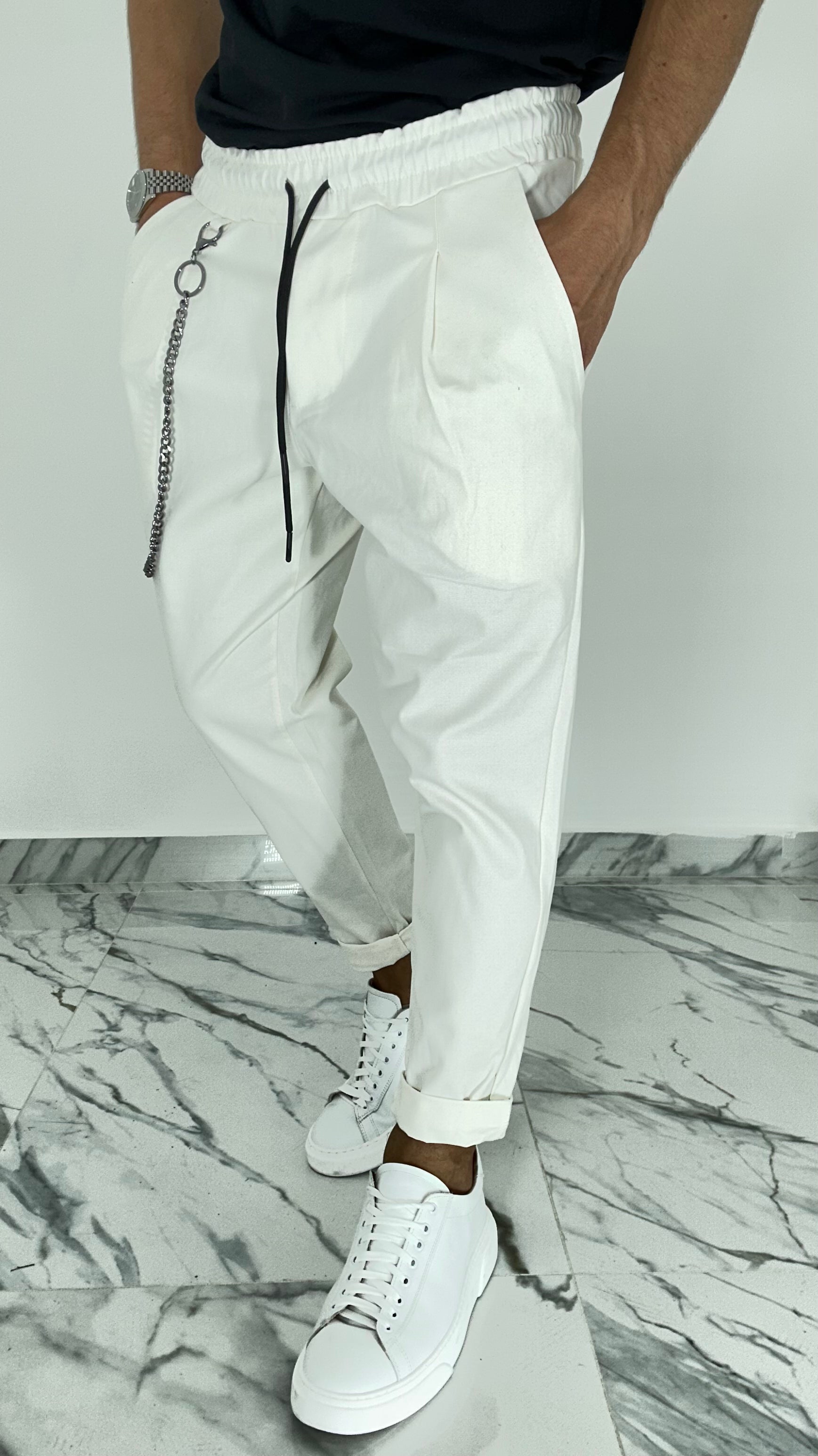 PANTALACCIO BIANCO AD33