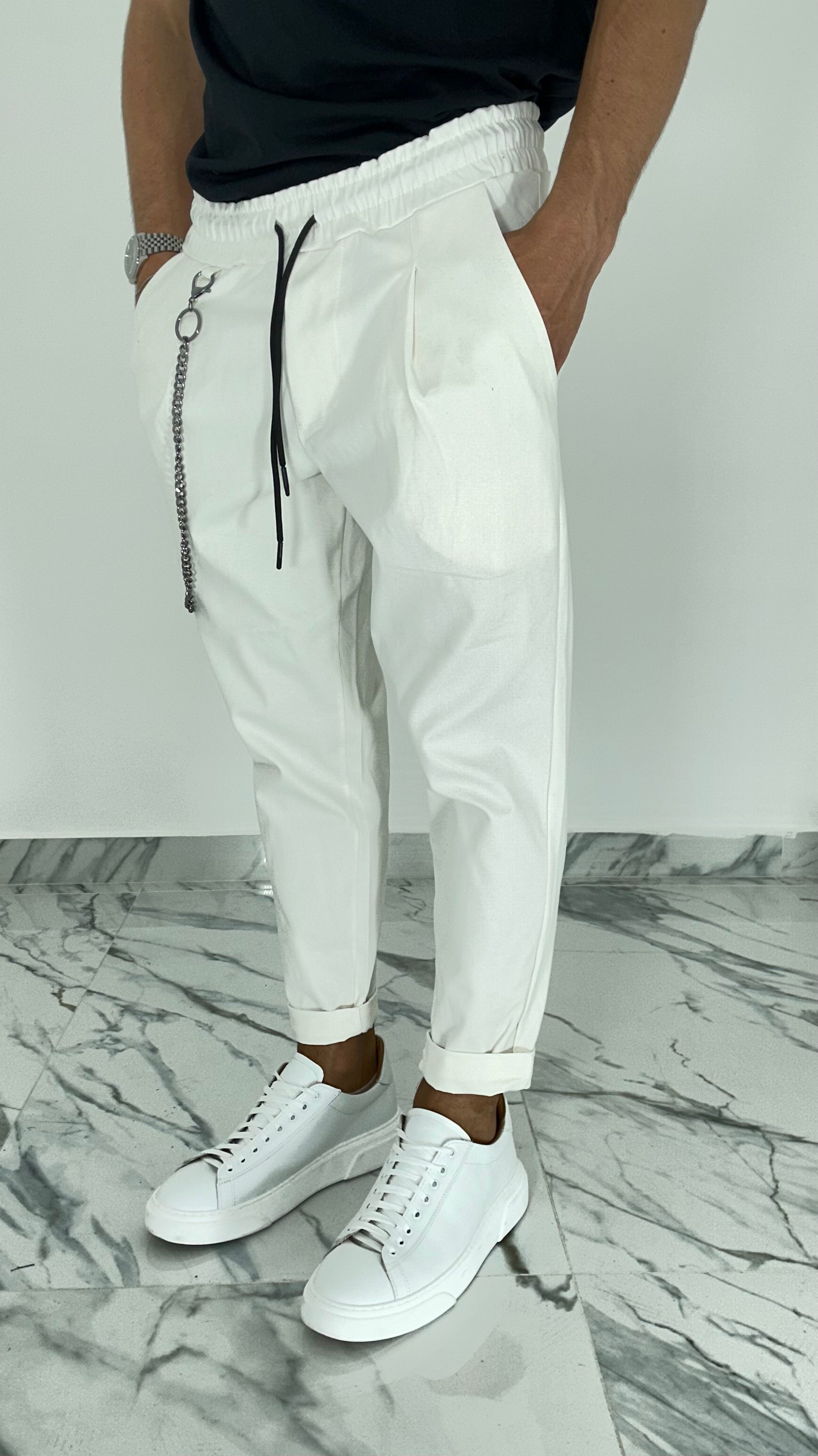 PANTALACCIO BIANCO AD33