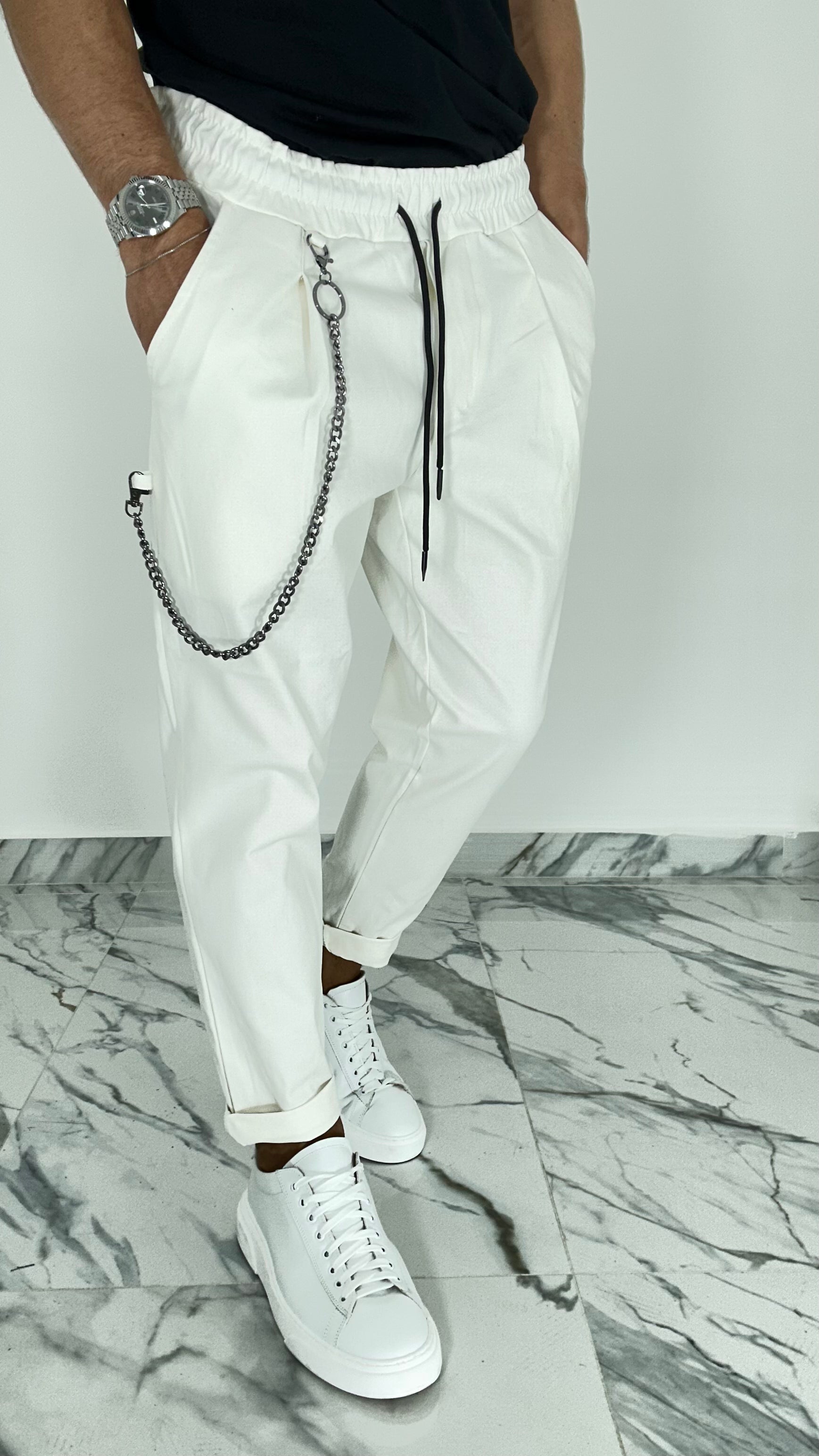 PANTALACCIO BIANCO AD33
