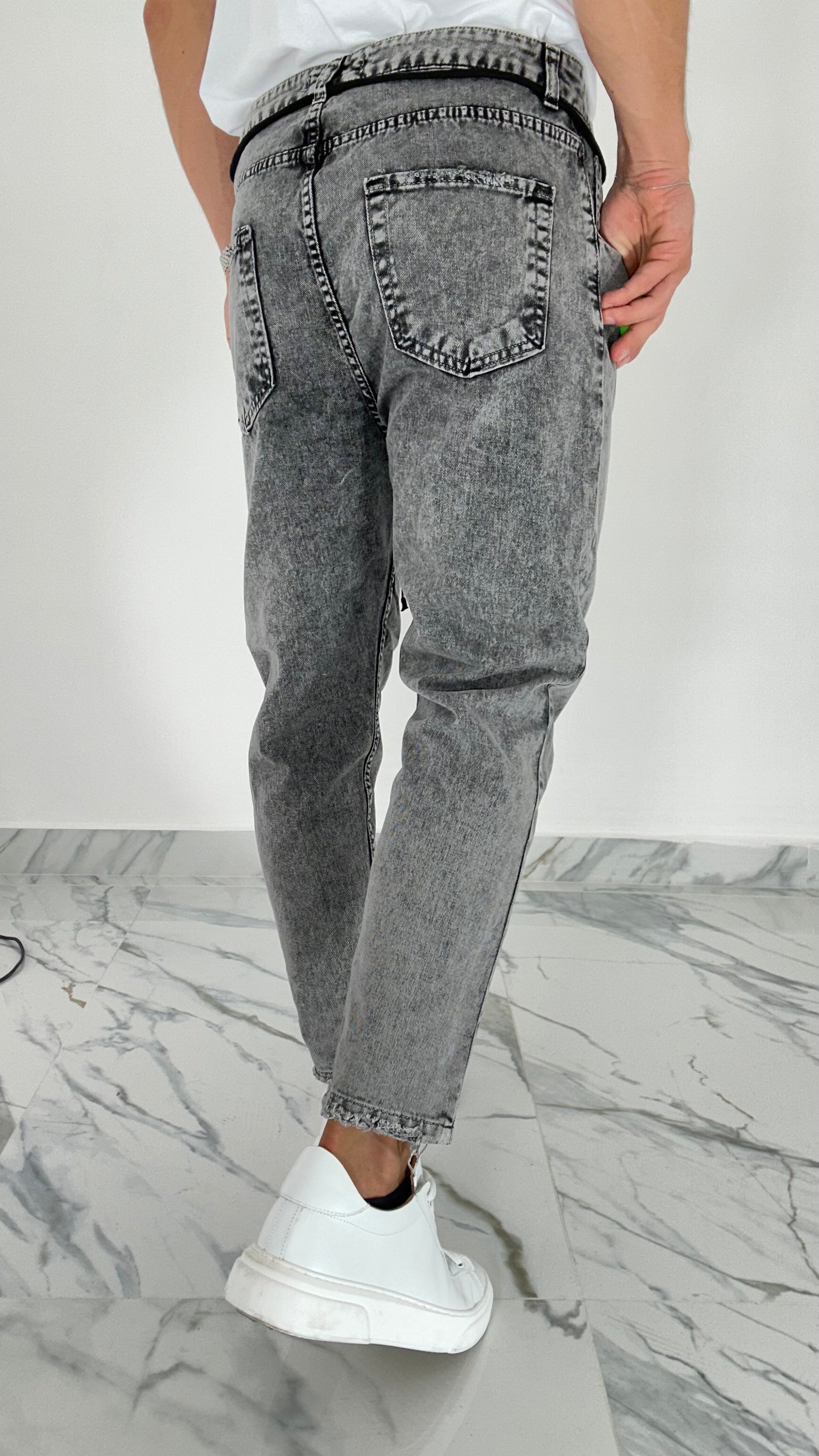 JEANS LOOSE FIT CENERE PONTE01-MR13
