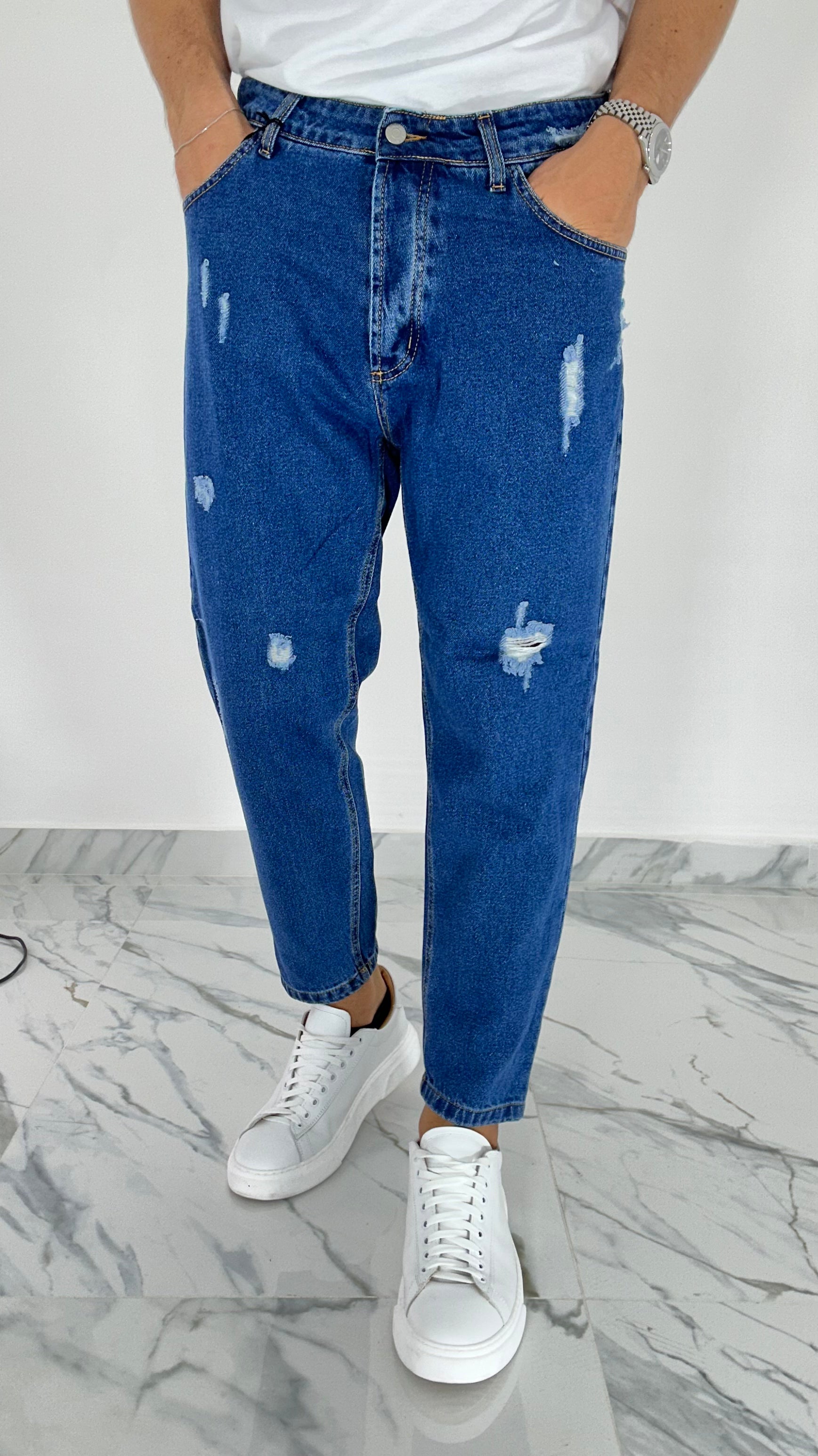 JEANS LOOSE FIT DIST140-22