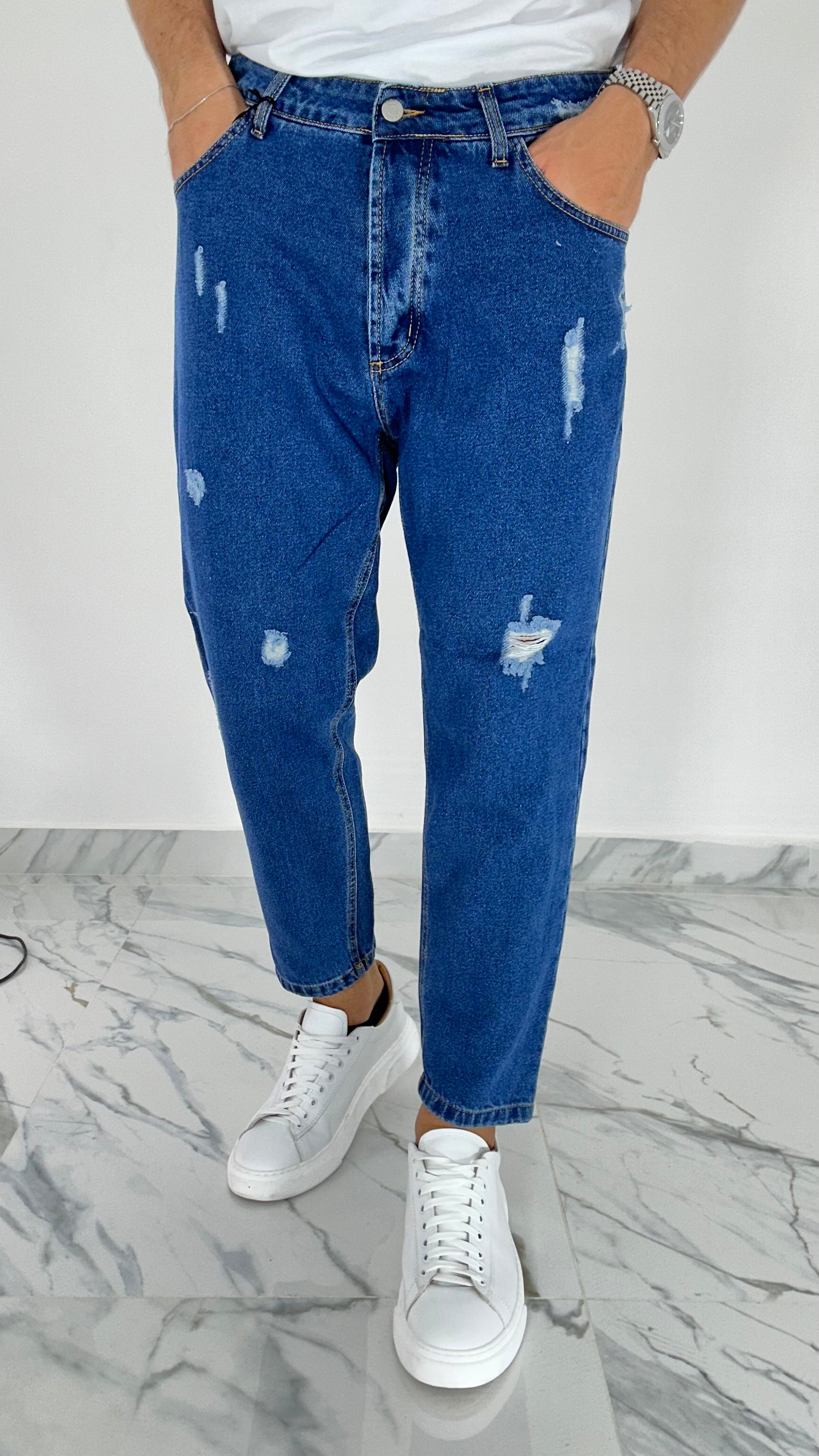 JEANS LOOSE FIT DIST140-22