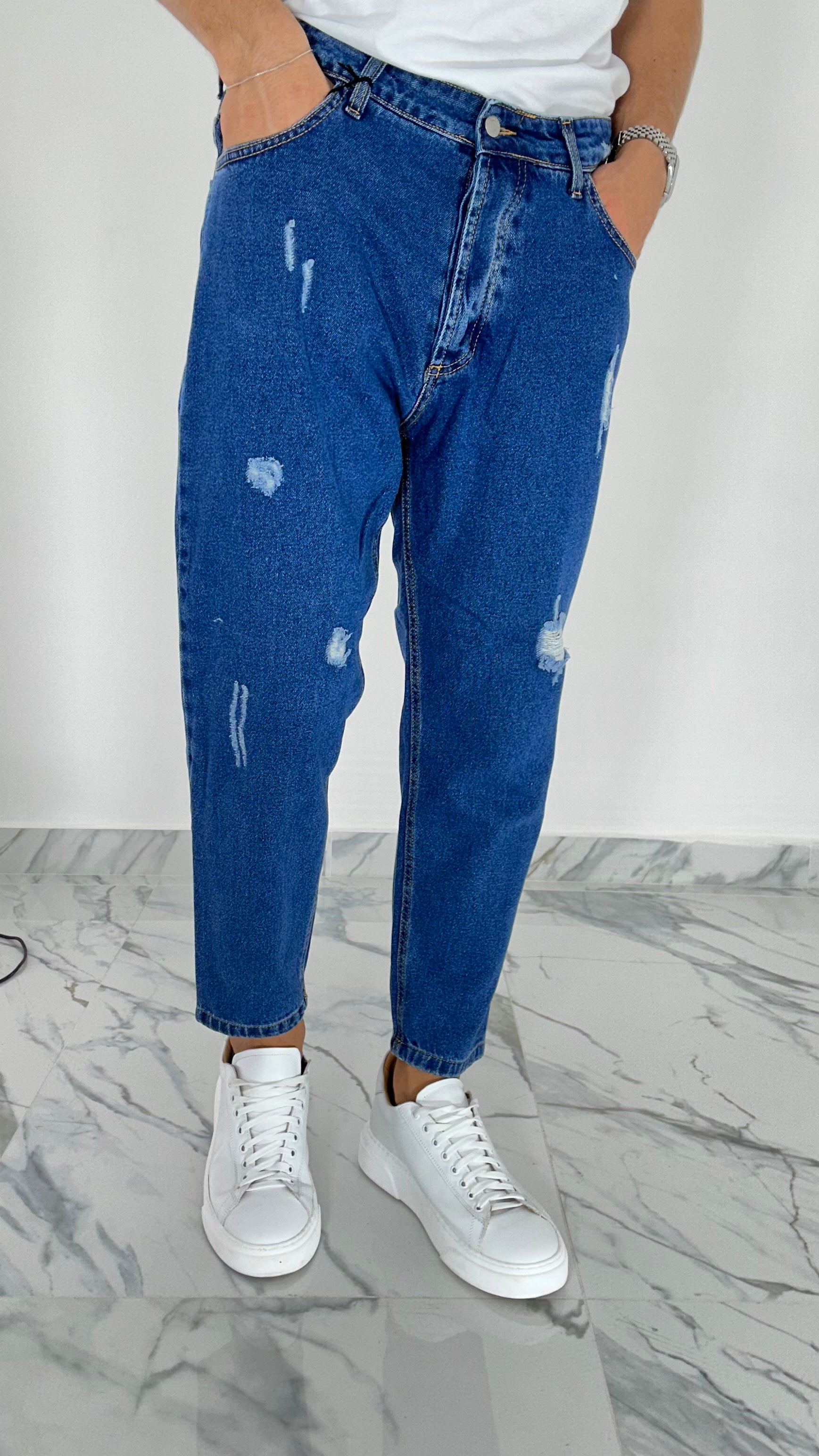 JEANS LOOSE FIT DIST140-22