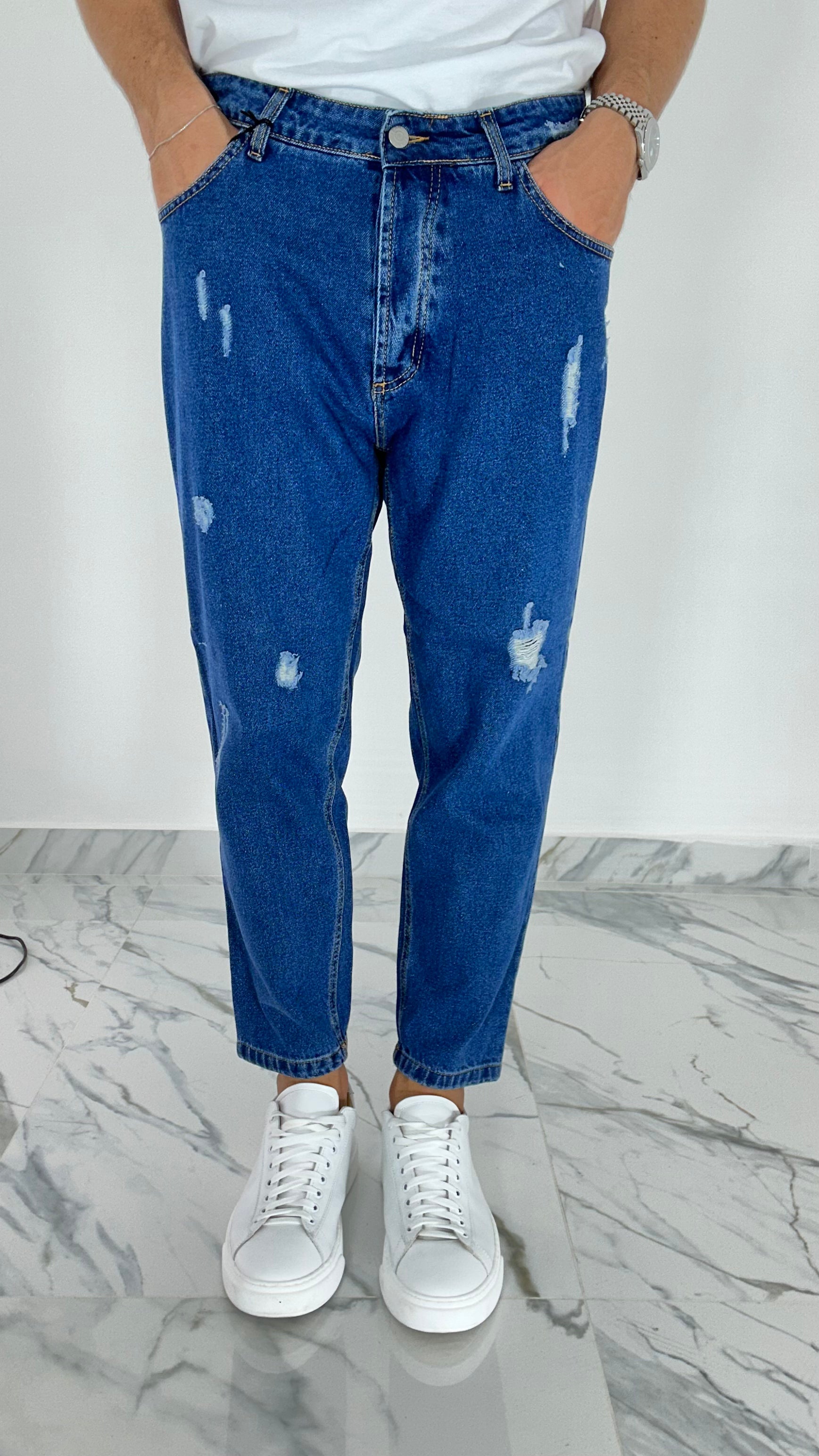 JEANS LOOSE FIT DIST140-22