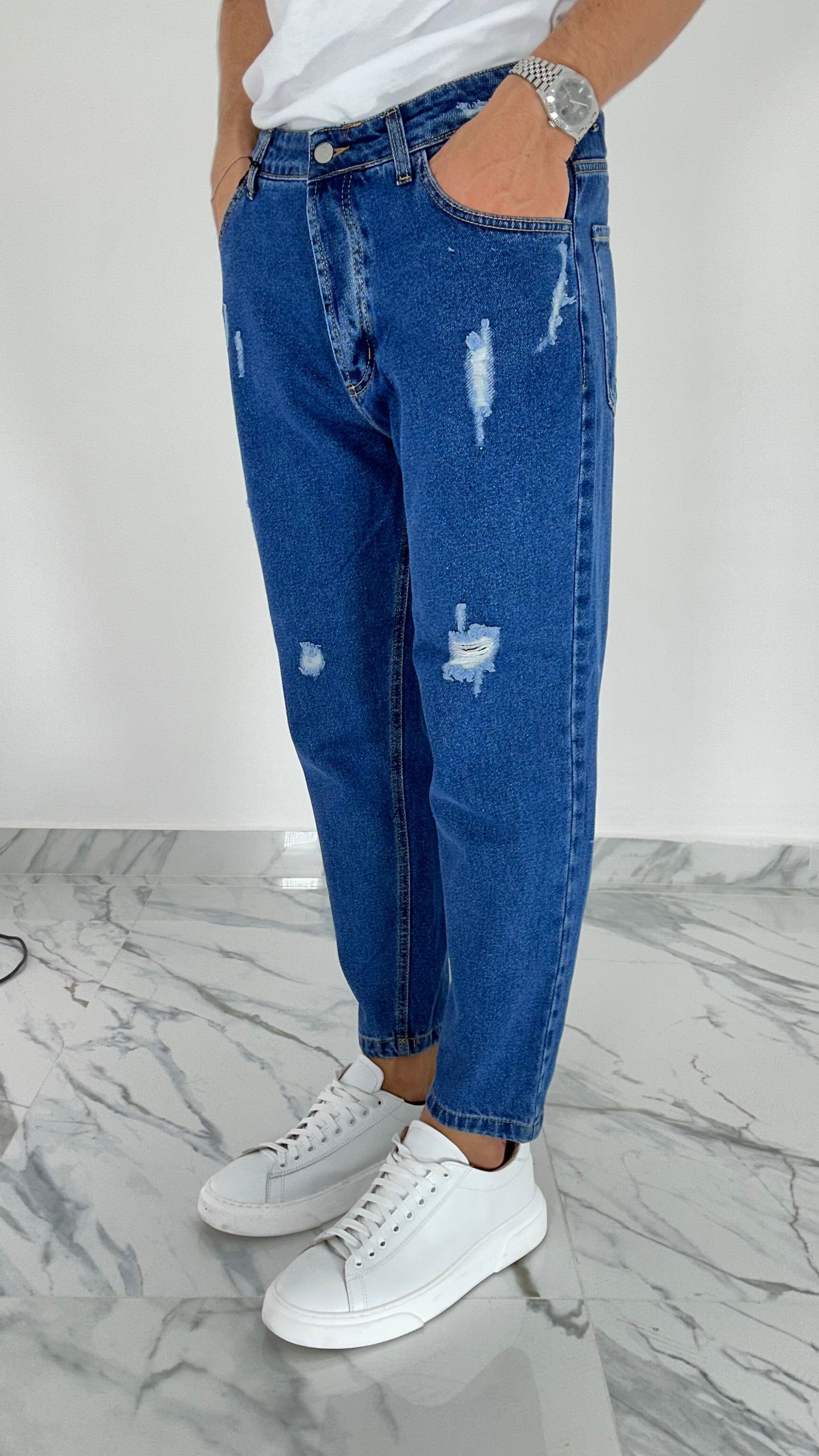 JEANS LOOSE FIT DIST140-22