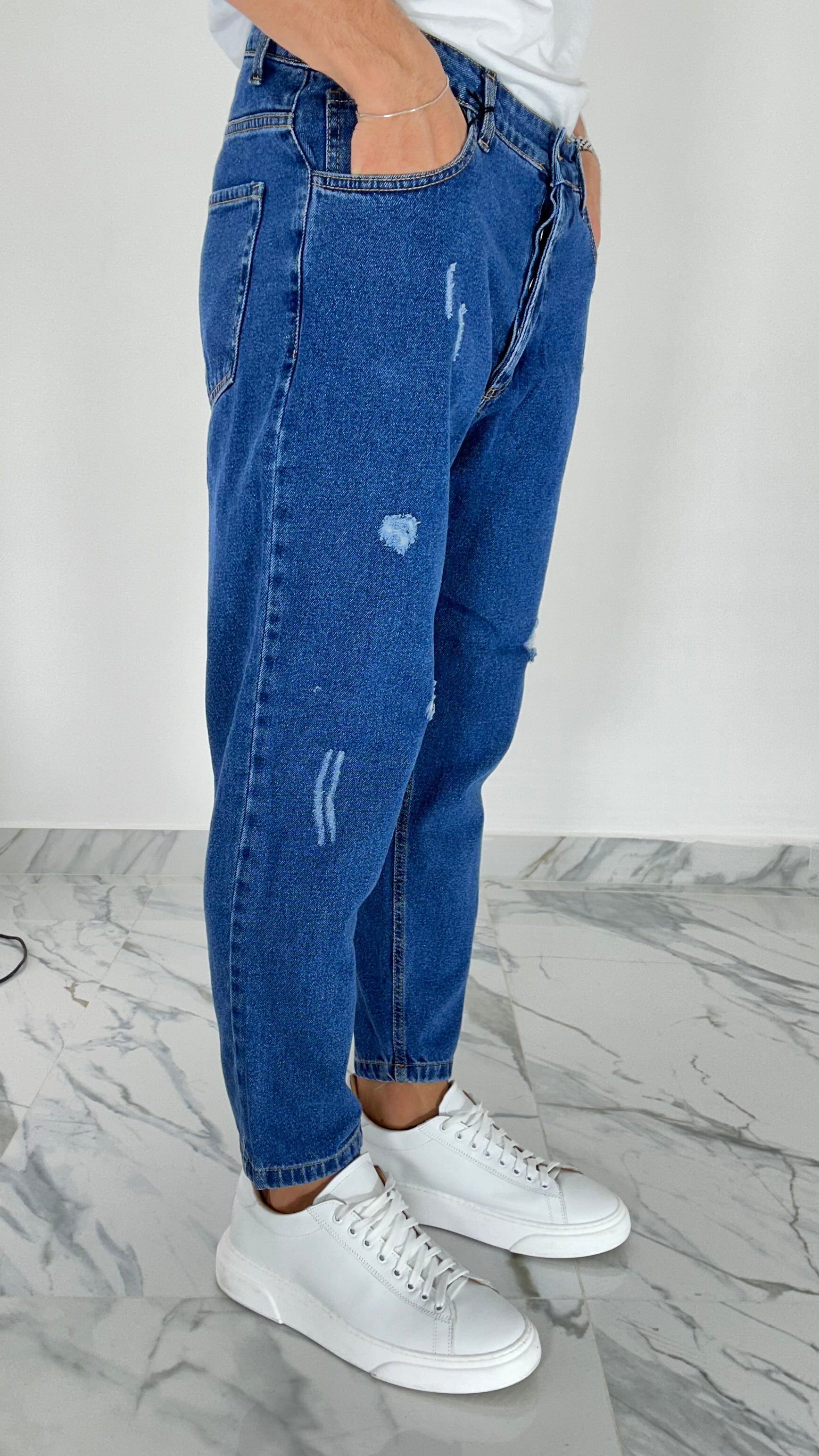 JEANS LOOSE FIT DIST140-22