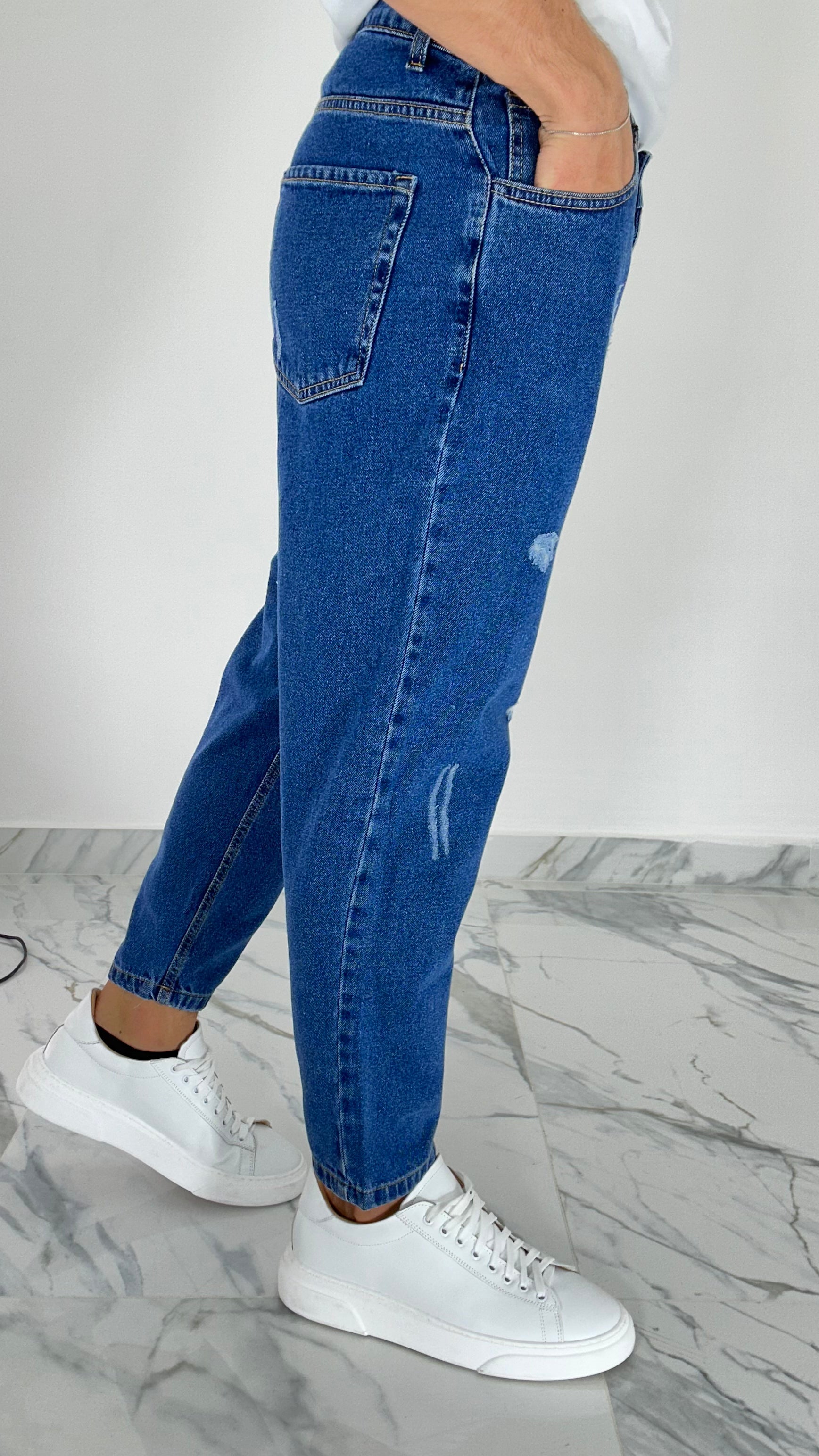 JEANS LOOSE FIT DIST140-22