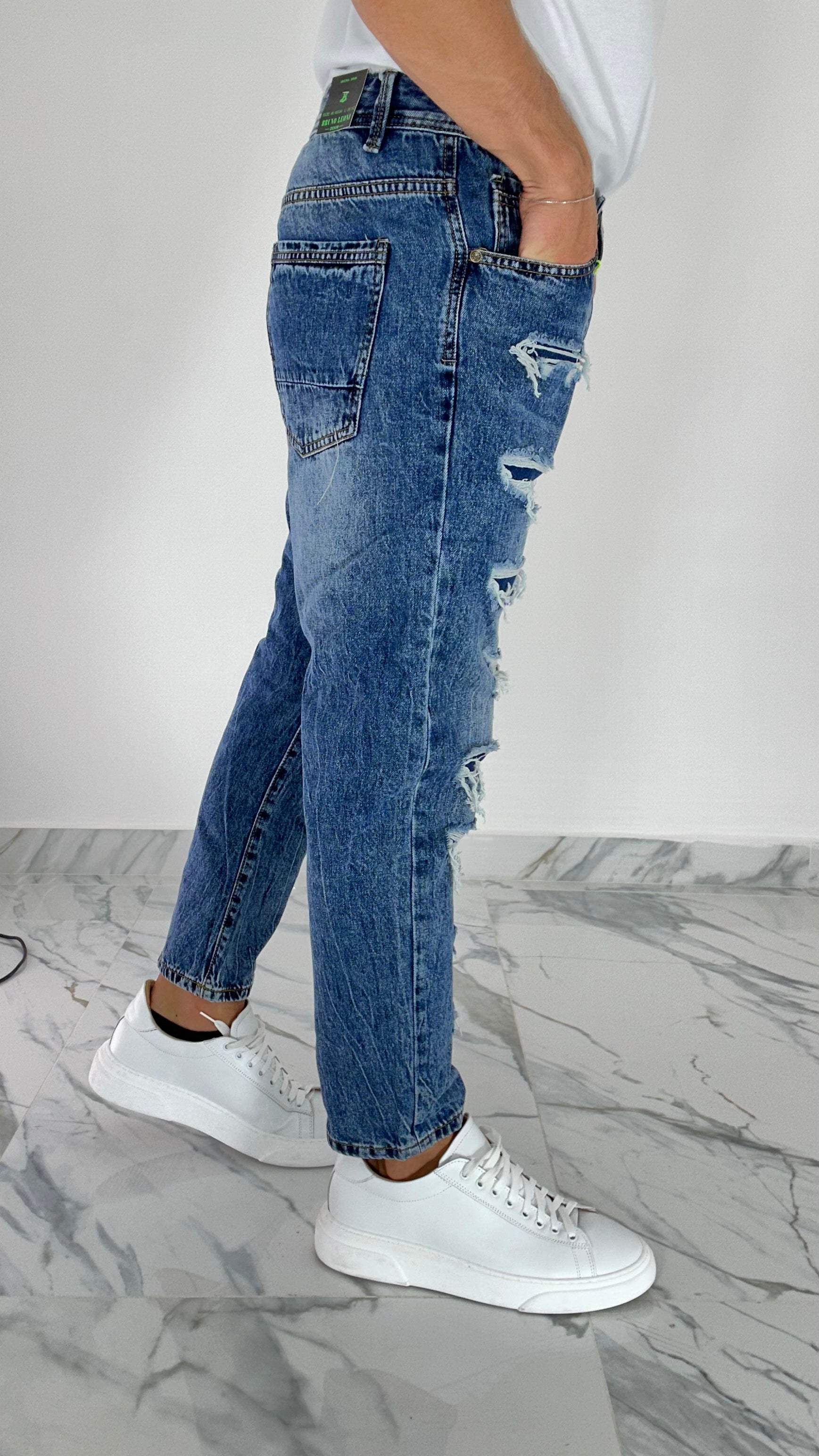 JEANS - LOOSE FIT STRAPPI JP358