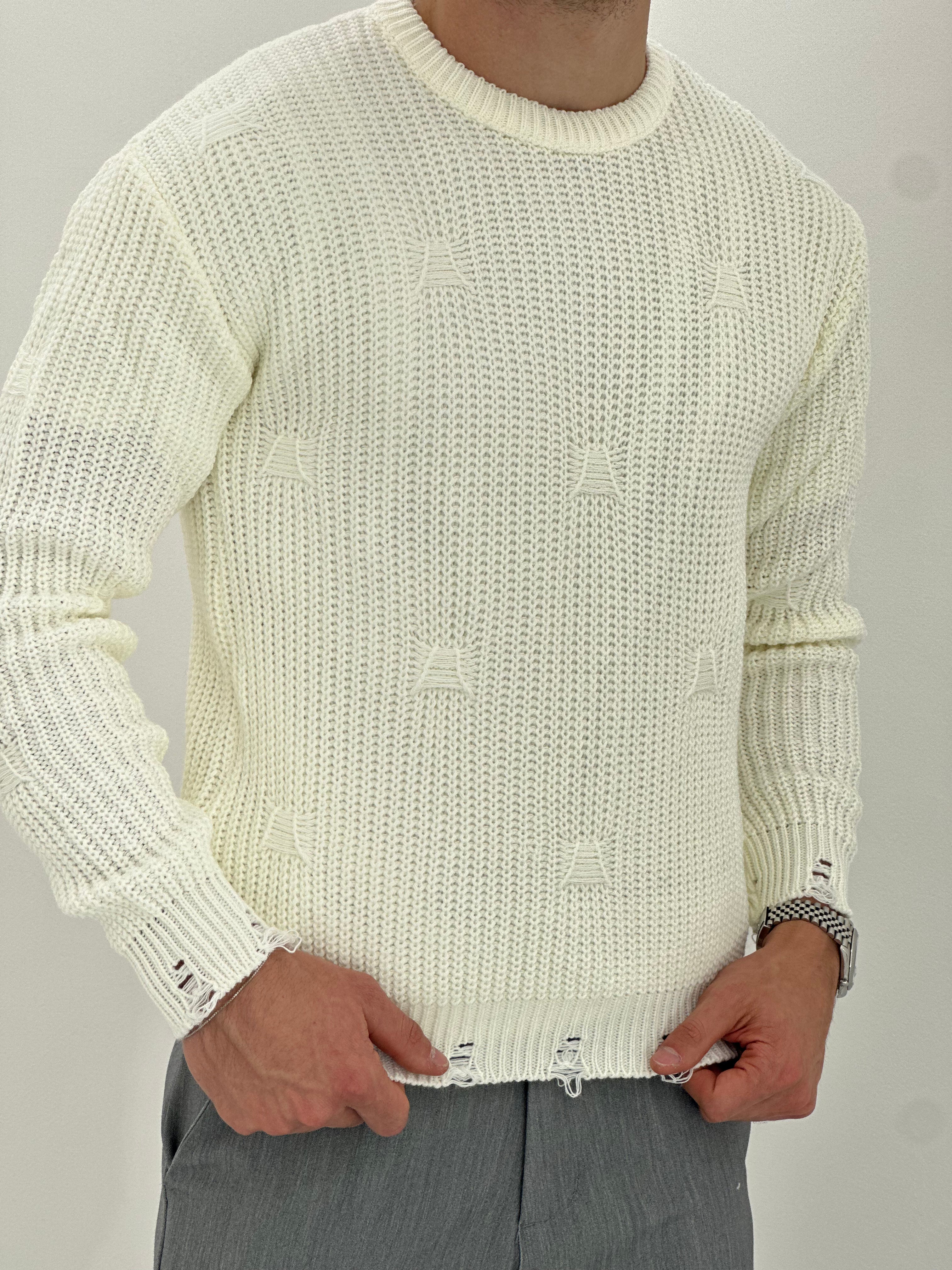 GIROCOLLO SFRANGIATO BIANCO ART2207