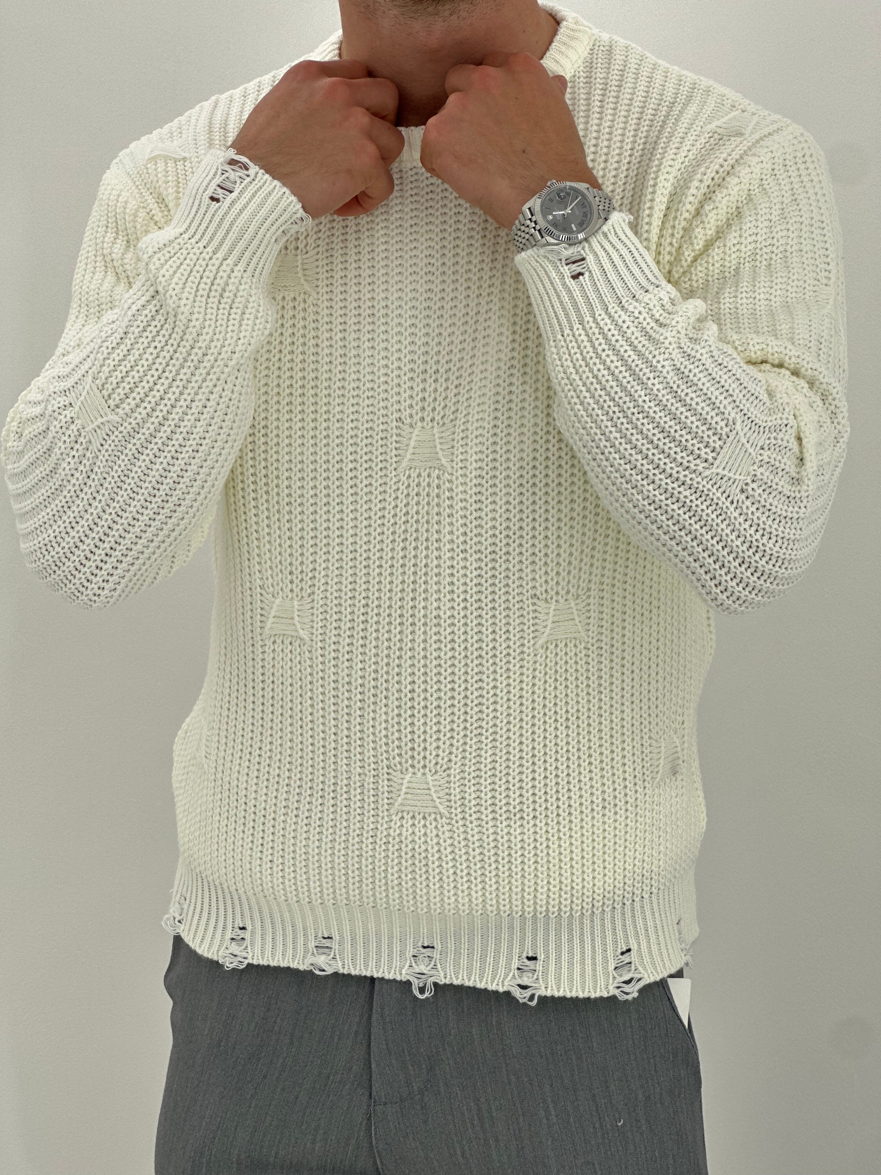 GIROCOLLO SFRANGIATO BIANCO ART2207