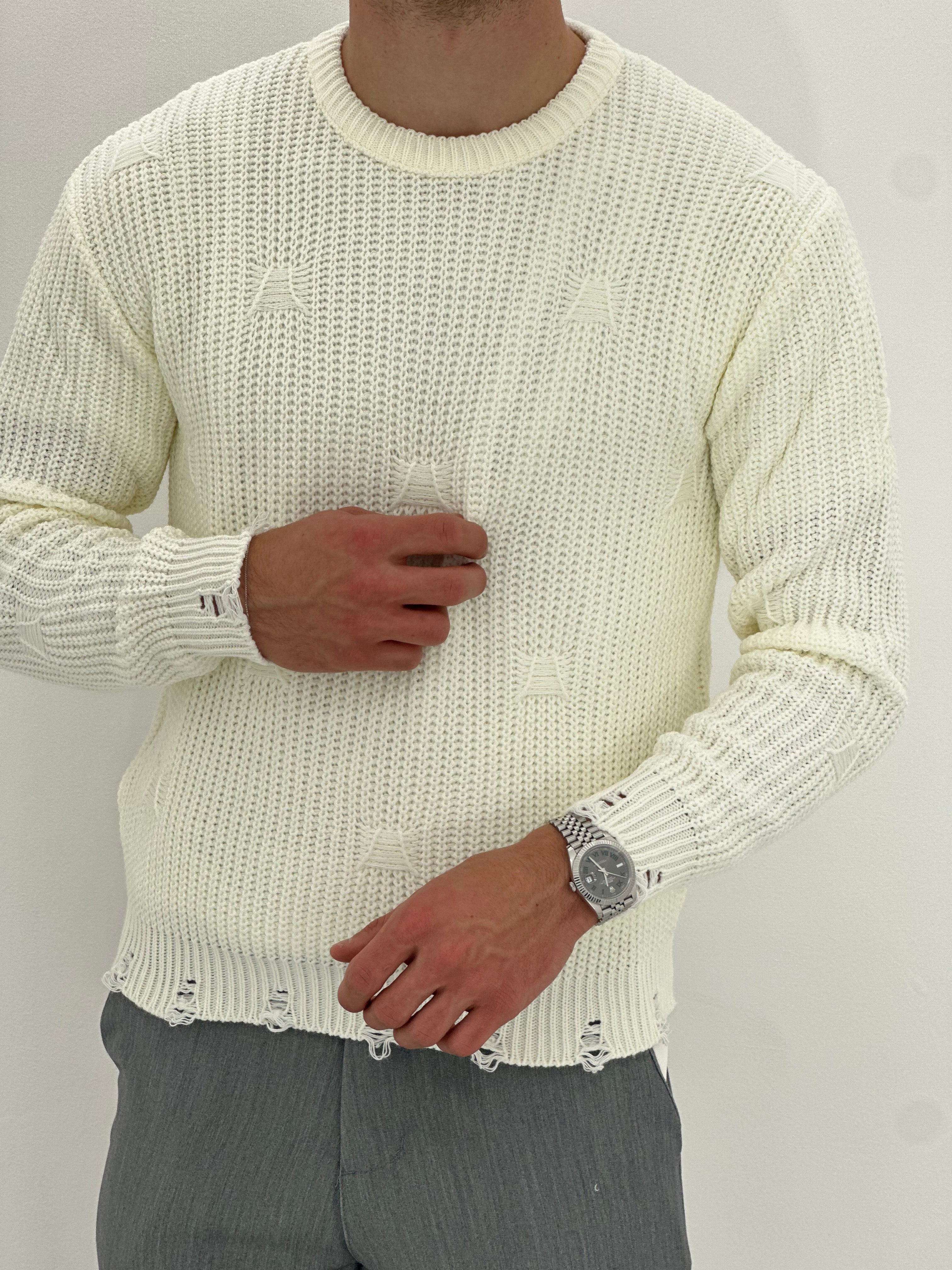 GIROCOLLO SFRANGIATO BIANCO ART2207