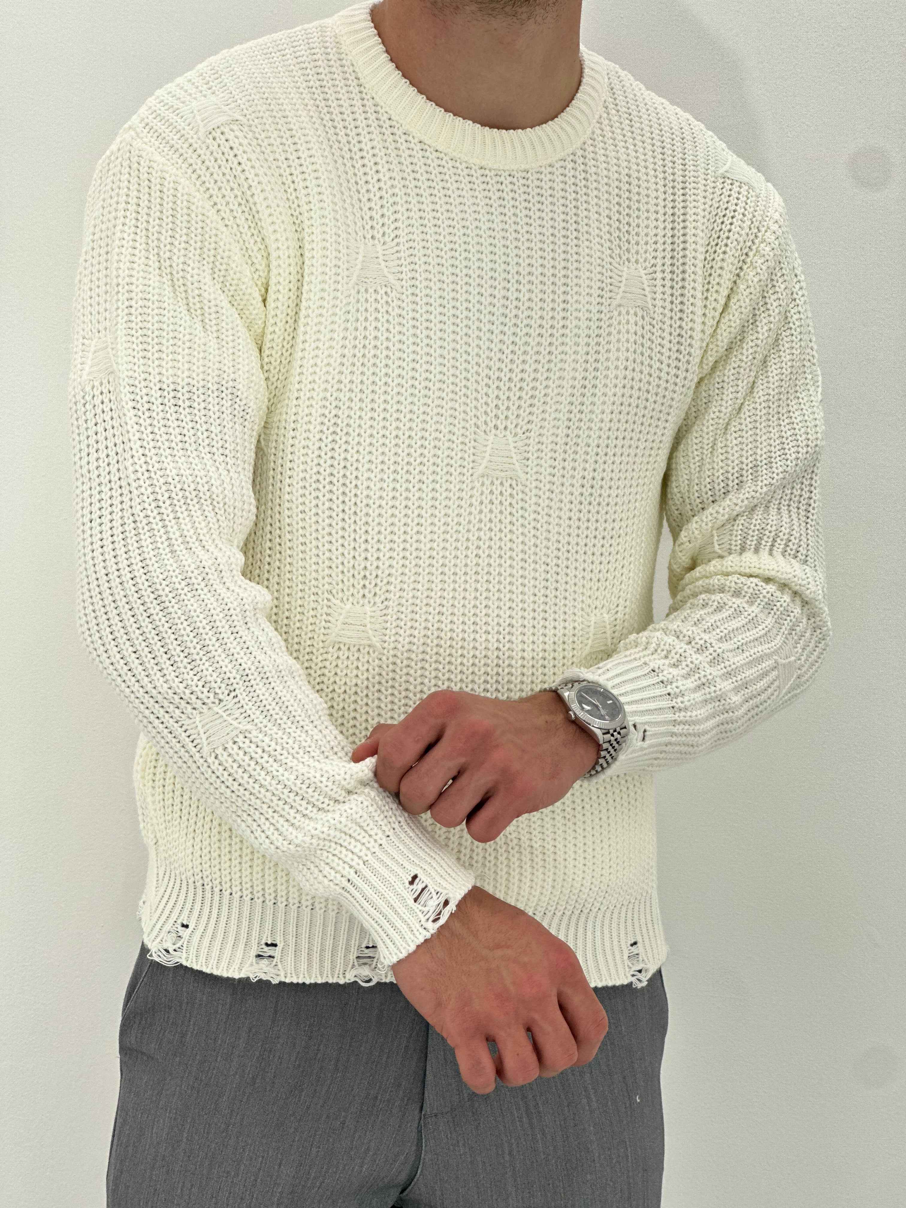 GIROCOLLO SFRANGIATO BIANCO ART2207