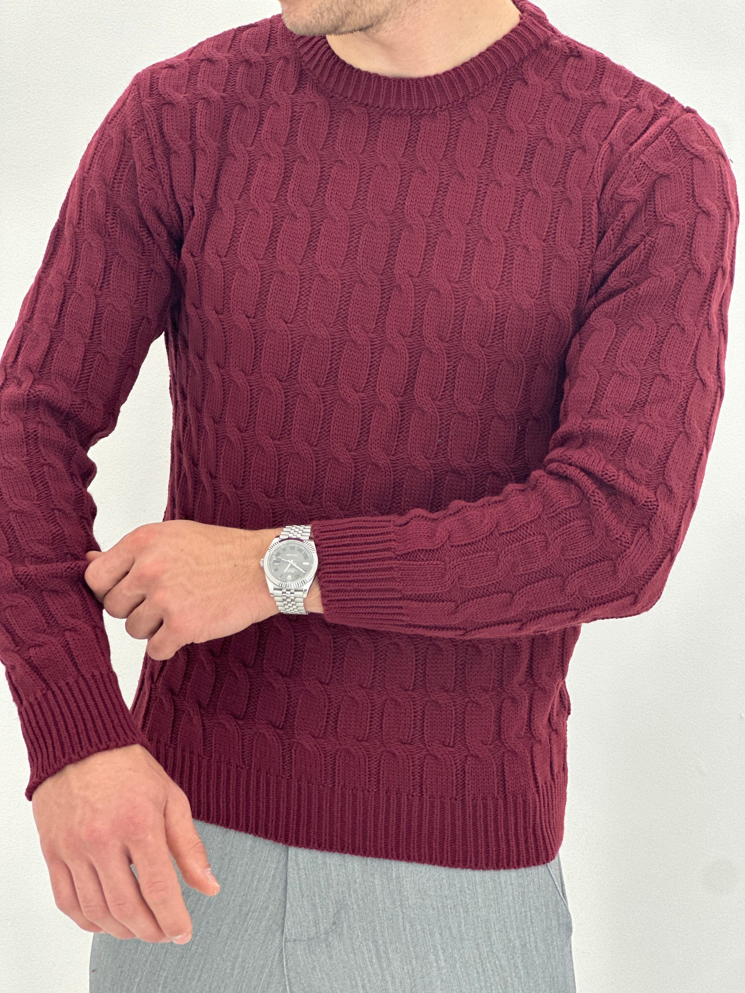 GIROCOLLO INTRECCIATO BORDEAUX ART23-642