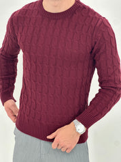 GIROCOLLO INTRECCIATO BORDEAUX ART23-642